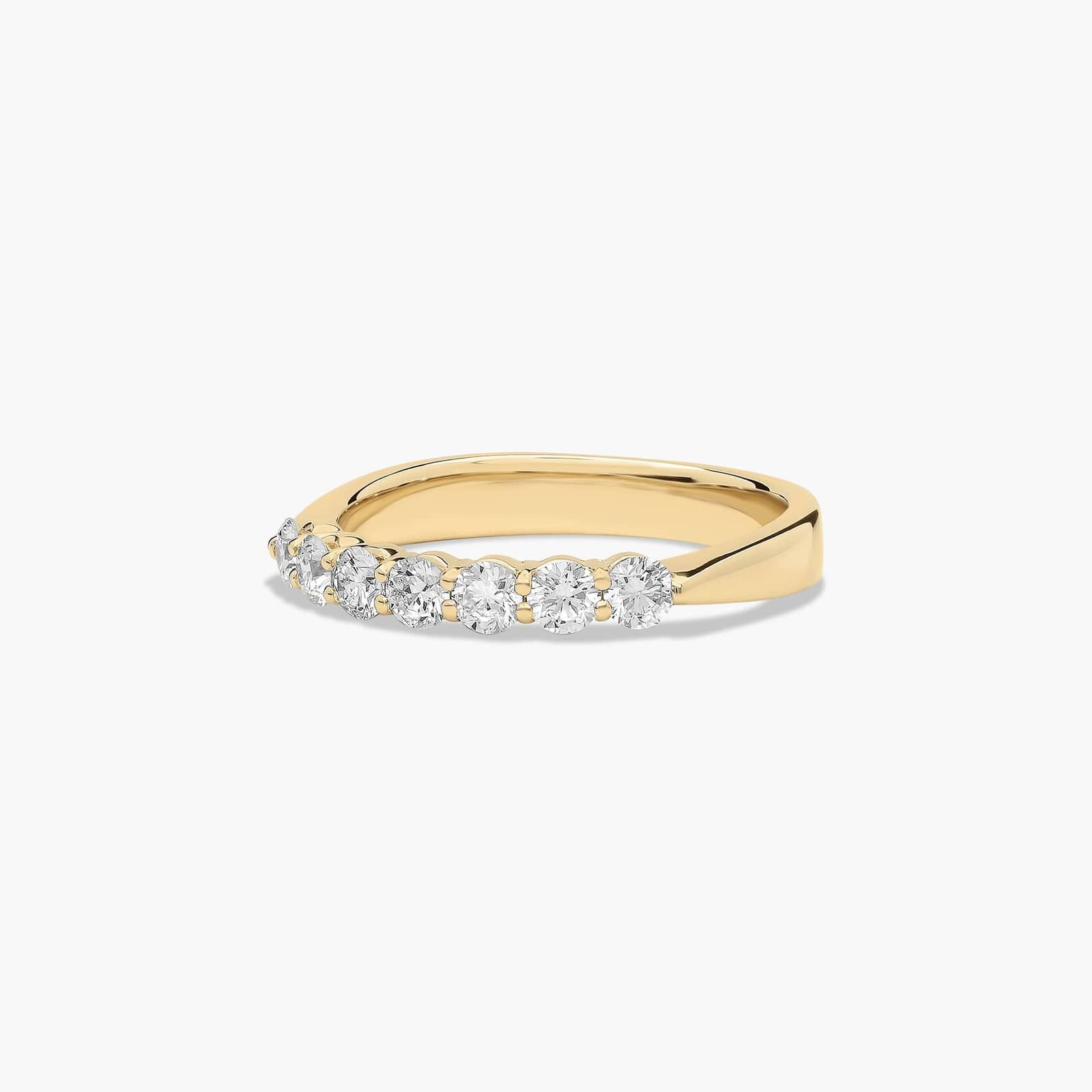 Common Prong Wedding Ring With 0.49 CTW Diamonds In 14K Yellow Gold (2.00mm)