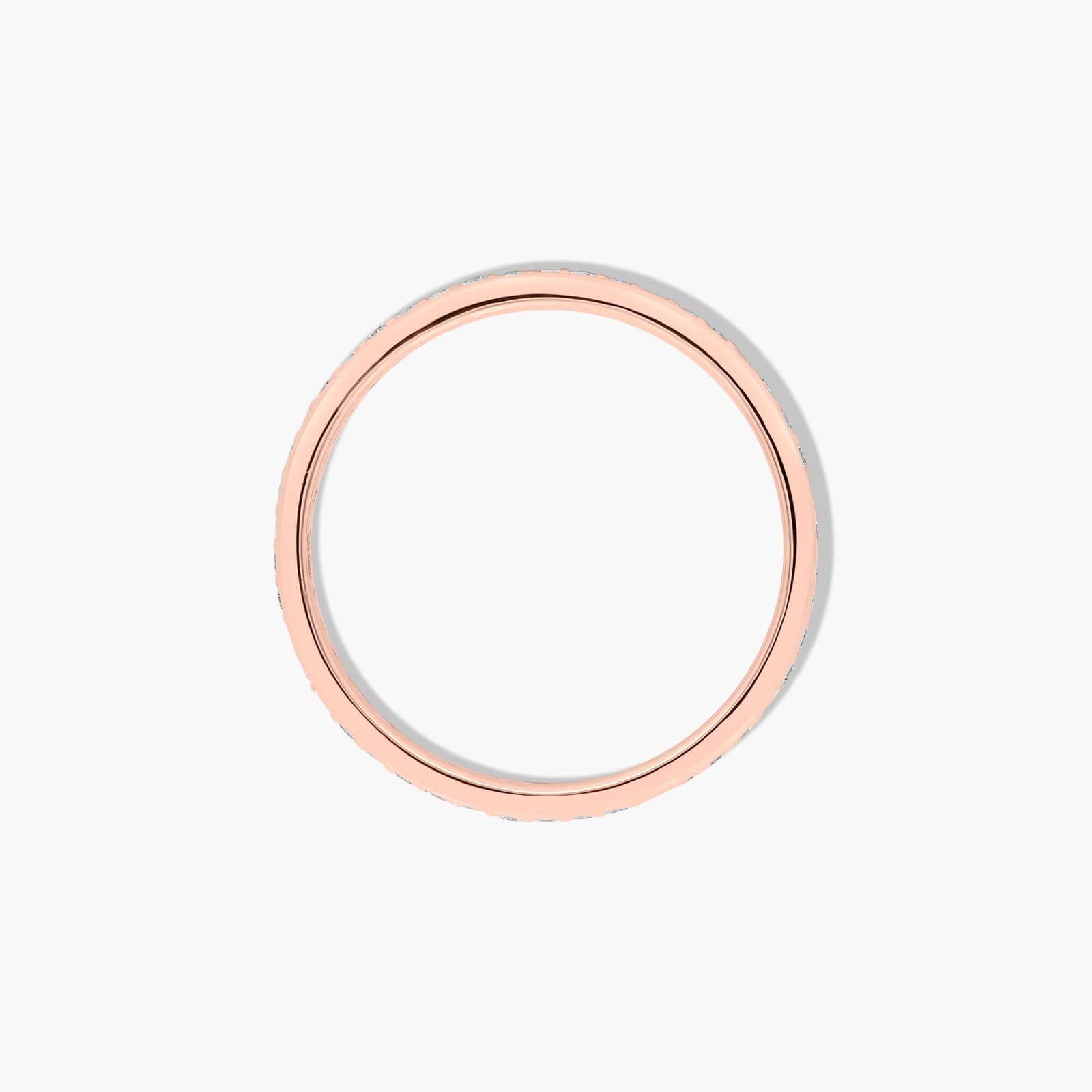 Pavé Diamond Eternity Ring In 14K Rose Gold (2.00mm)