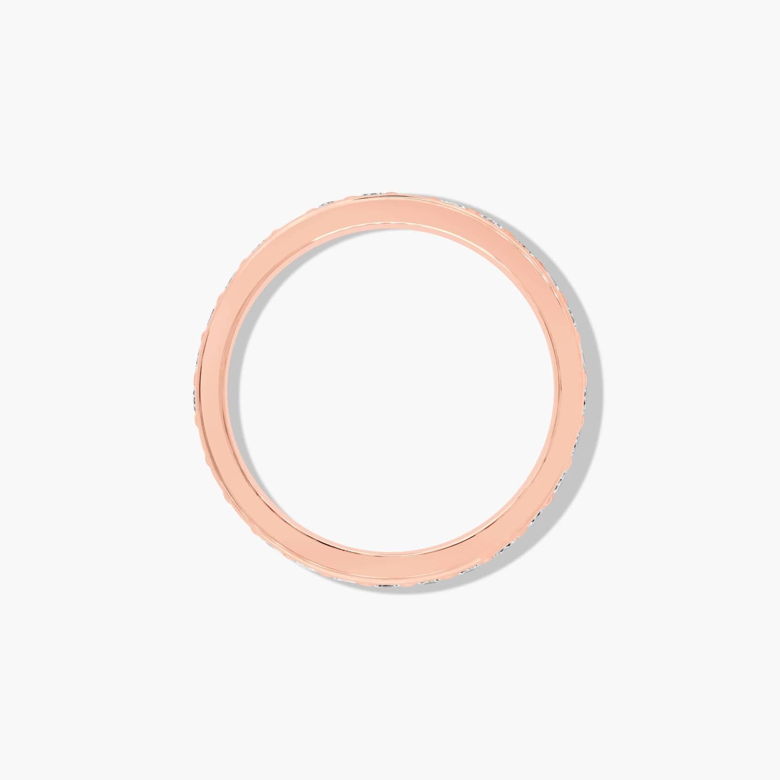 Pavé Eternity Ring With 0.6 CTW Diamonds In 14K Rose Gold (3.00mm)