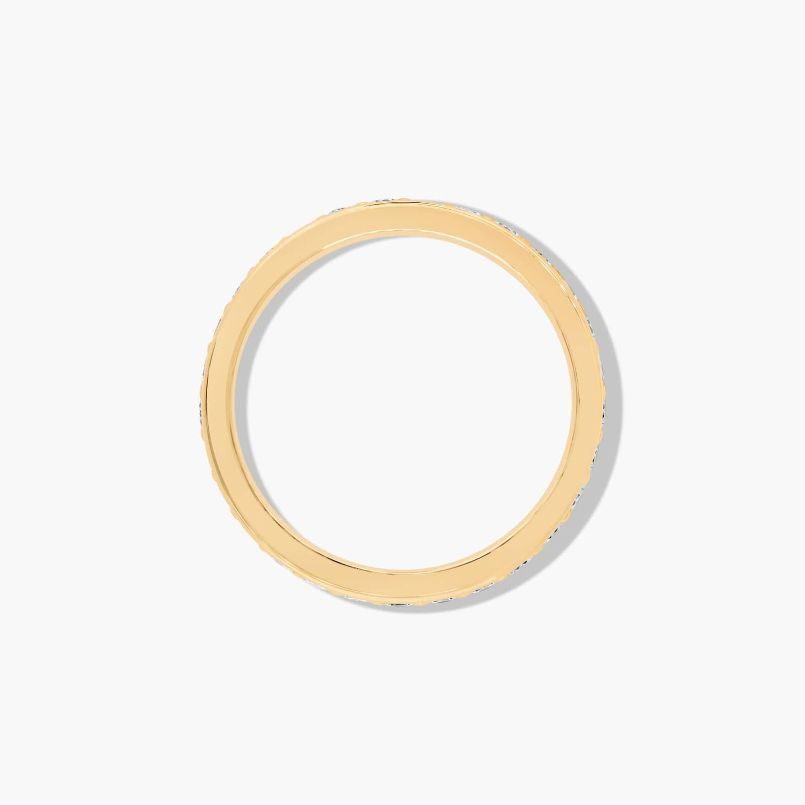 Pavé Eternity Ring With 0.6 CTW Diamonds In 14K Yellow Gold (3.00mm)