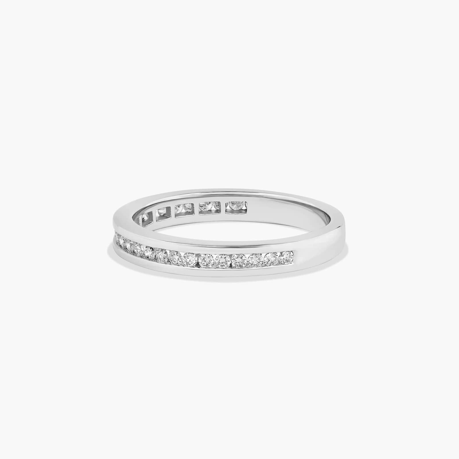 Channel Set Wedding Ring With 0.28 CTW Diamonds In Platinum (2.50mm)