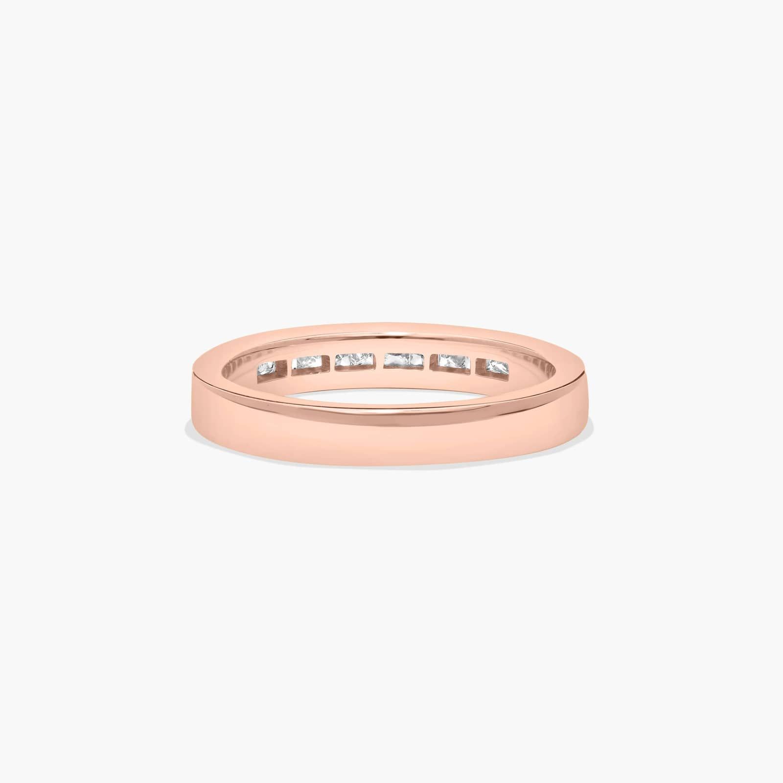 Channel Set Wedding Ring With 0.3 CTW Diamonds In 14K Rose Gold (2.50mm)