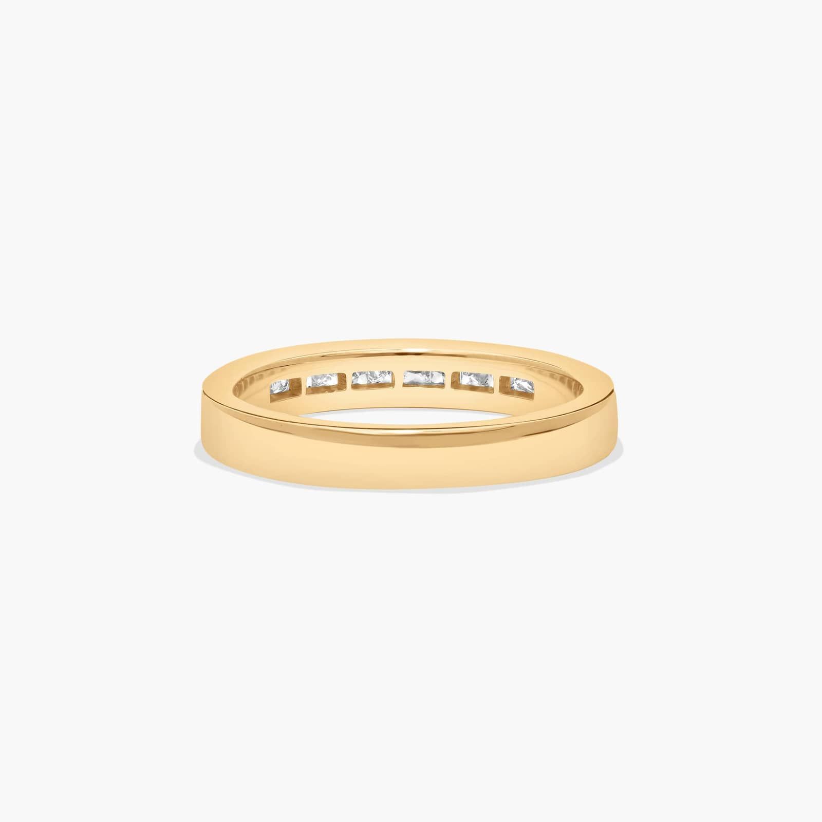 Channel Set Wedding Ring With 0.3 CTW Diamonds In 18K Yellow Gold (2.50mm)