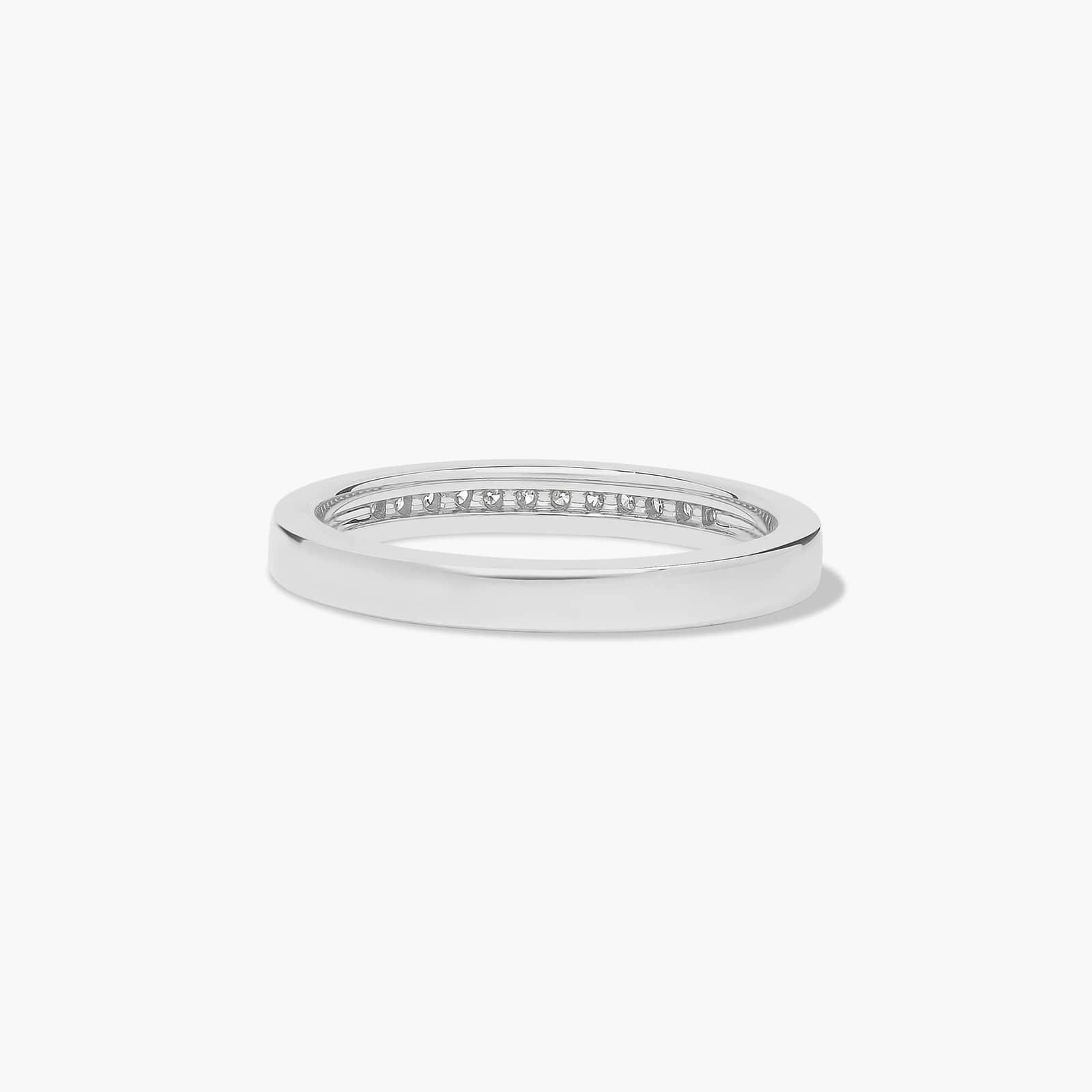 Channel Set Wedding Ring With 0.16 CTW Diamonds In 14K White Gold (2.50mm)