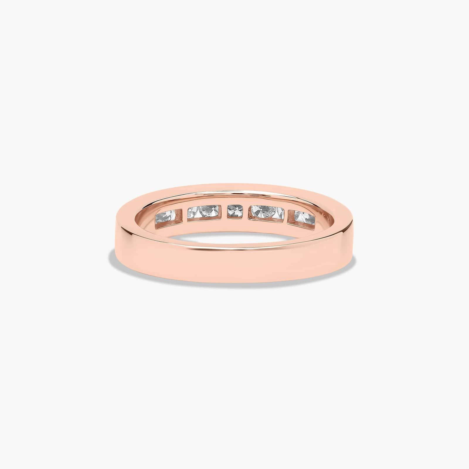 Channel Set Wedding Ring With 0.45 CTW Diamonds In 14K Rose Gold (3.50mm)