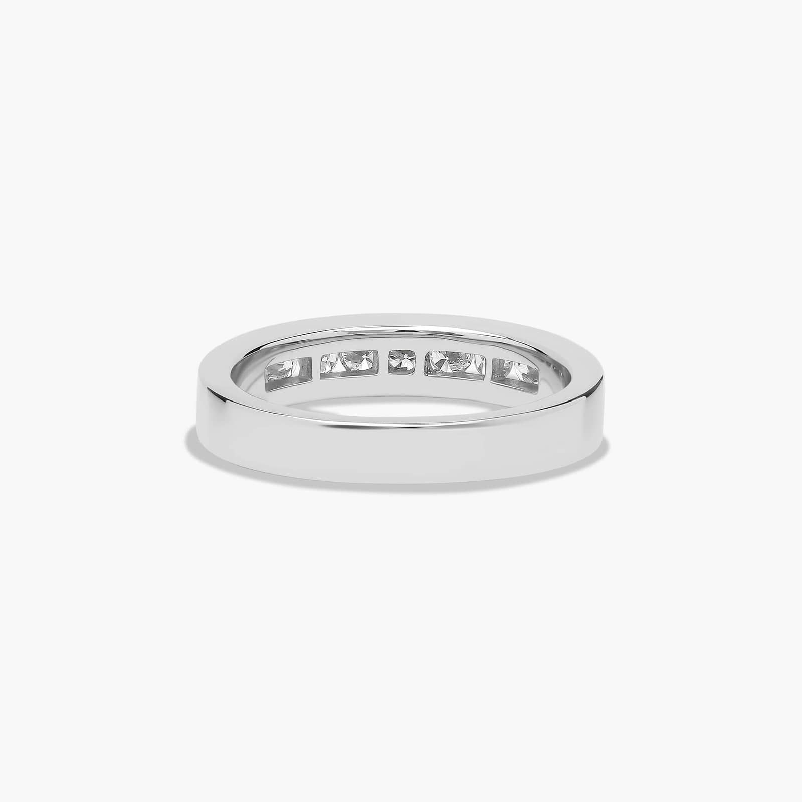 Channel Set Wedding Ring With 0.45 CTW Diamonds In 14K White Gold (3.50mm)