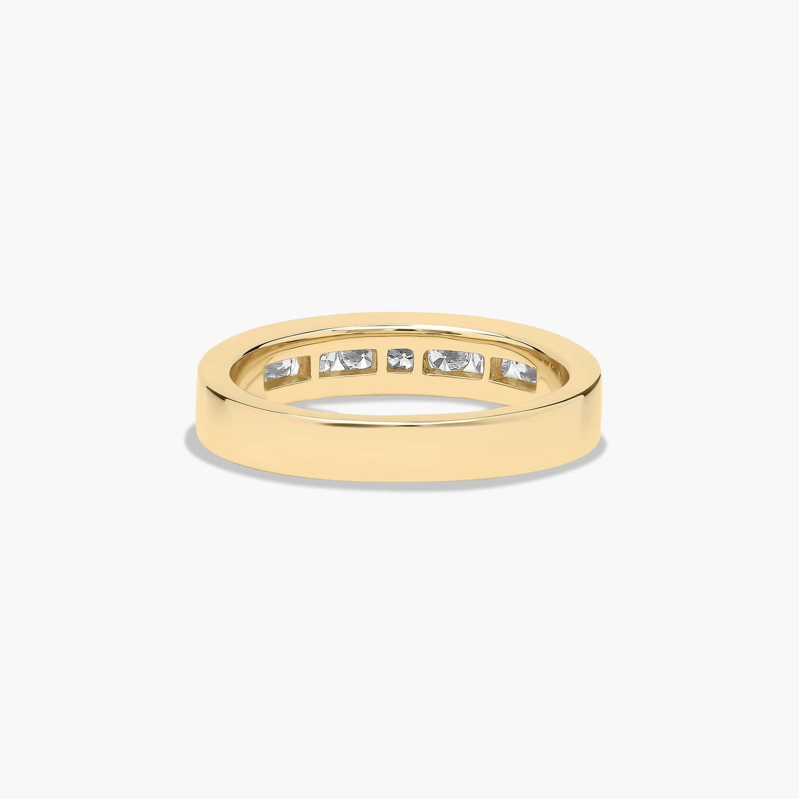 Channel Set Wedding Ring With 0.45 CTW Diamonds In 14K Yellow Gold (3.50mm)
