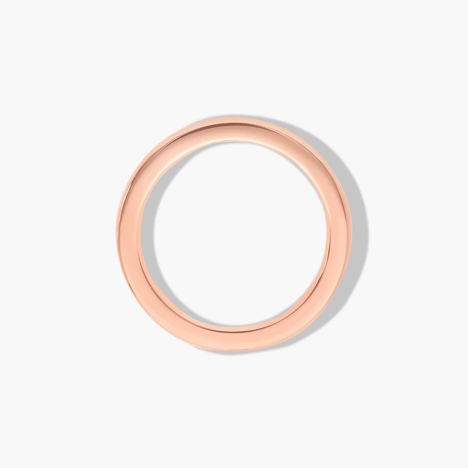 Comfort Fit Wedding Ring In 14K Rose Gold (2.00mm)