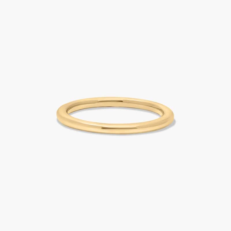 Wedding Ring  In 14K Yellow Gold (2.00mm)