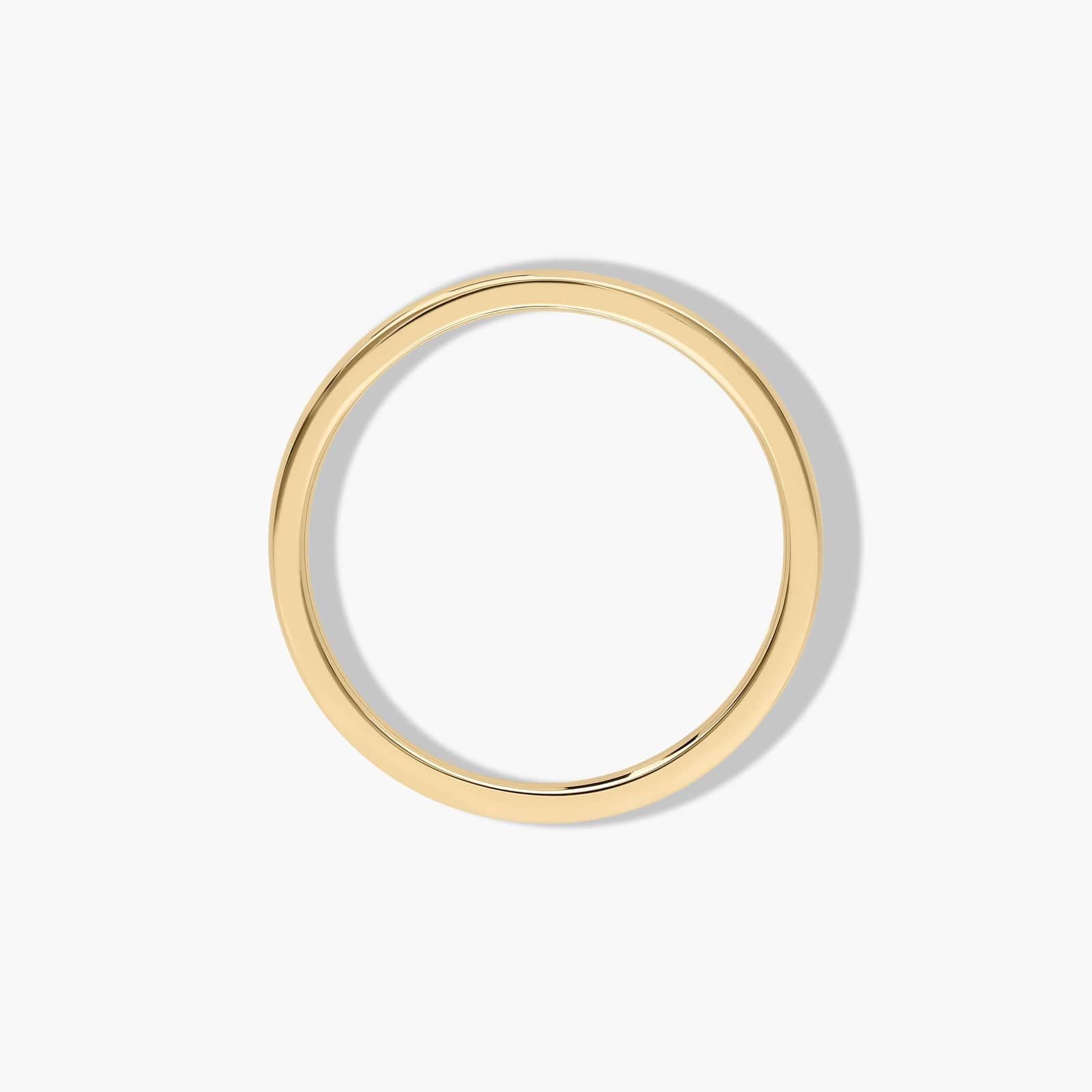 Comfort Fit Wedding Ring In 18K Yellow Gold (1.50mm)