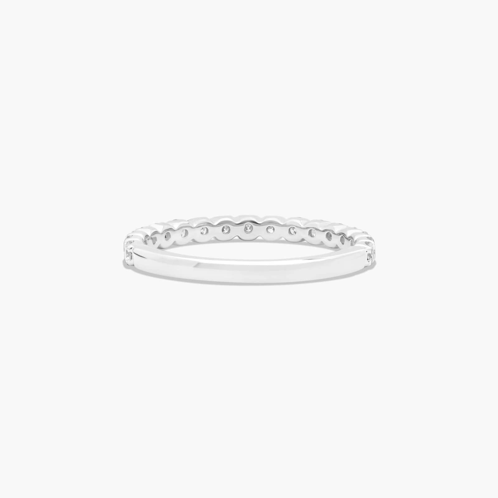 Scallop Style Diamond Wedding Ring In Platinum (2.00mm)