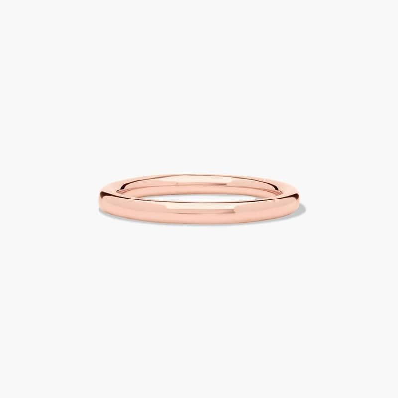 Wedding Ring In 14K Rose Gold (2.00mm)