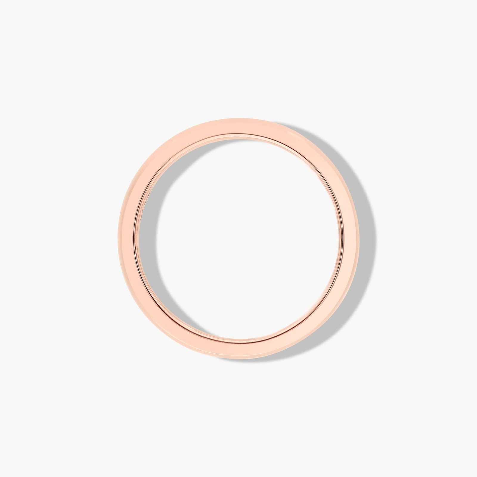 Sleek Wedding Ring In 14K Rose Gold (2.00mm)
