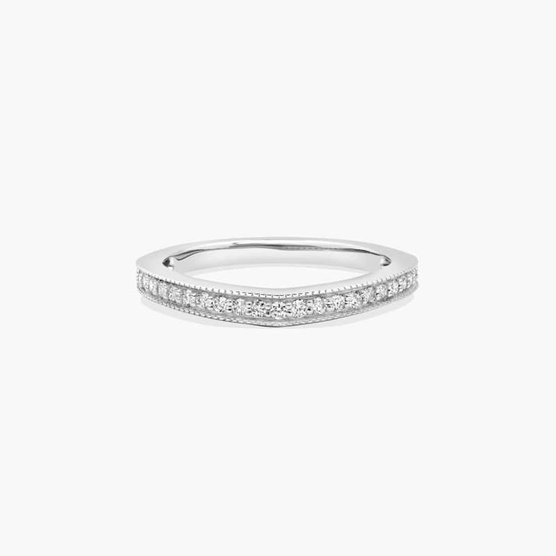 Wedding Ring In 14K White Gold (2.00mm)