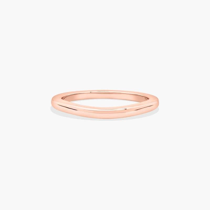Wedding Ring In 14K Rose Gold (2.00mm)
