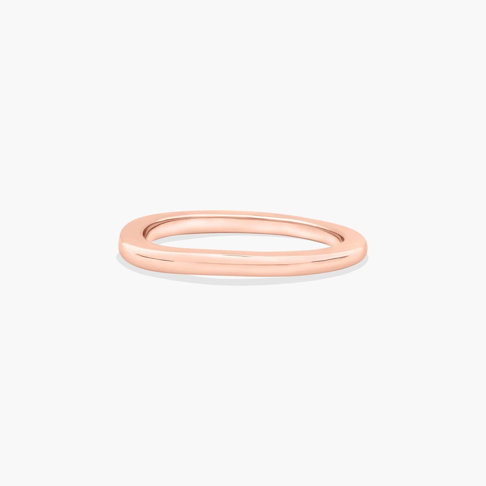 Wedding Ring In 14K Rose Gold (2.00mm)