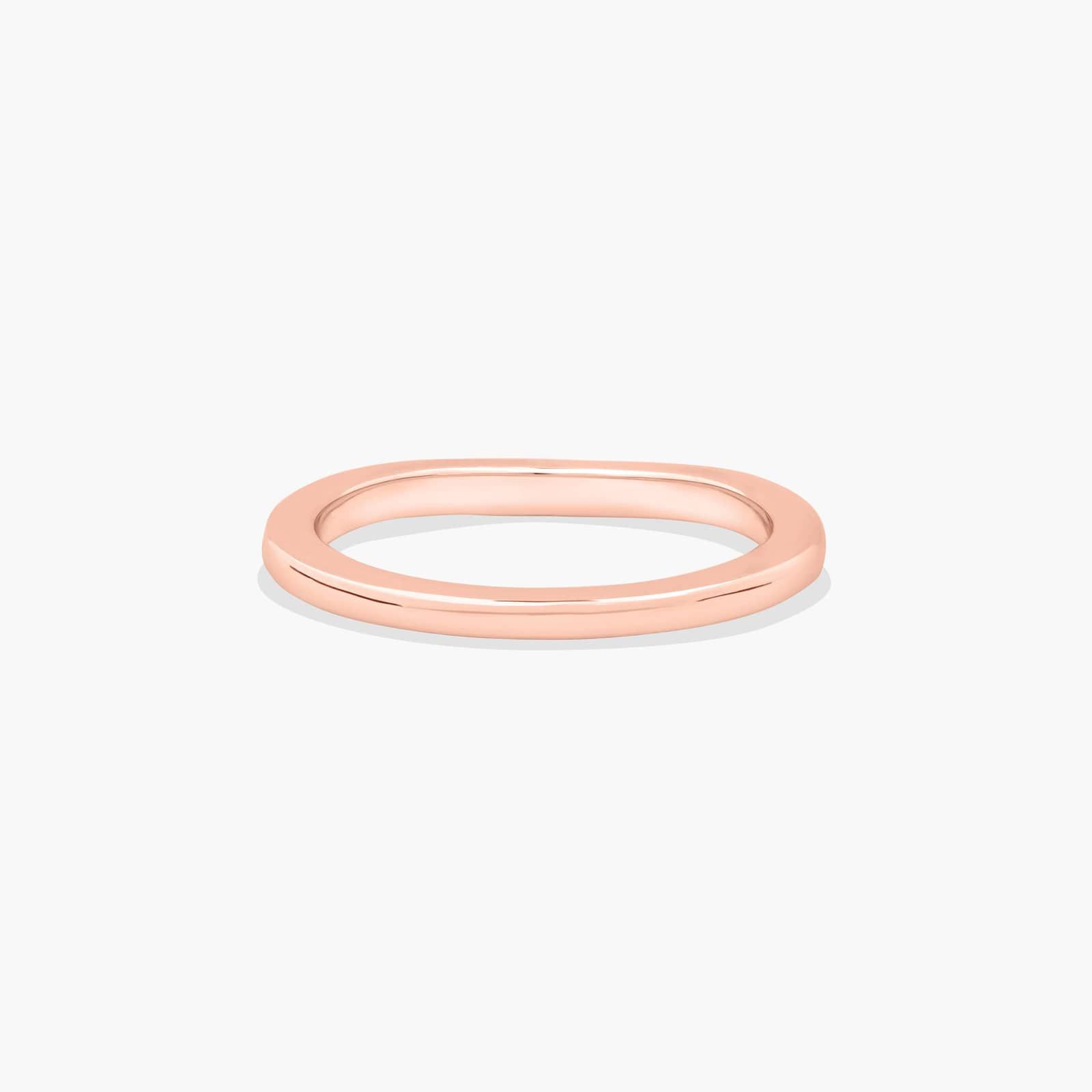 Wedding Ring In 14K Rose Gold (2.00mm)