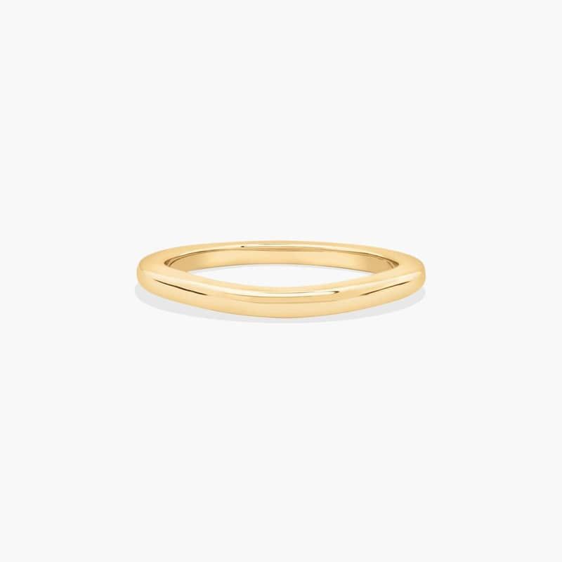 Wedding Ring In 14K Yellow Gold (2.00mm)