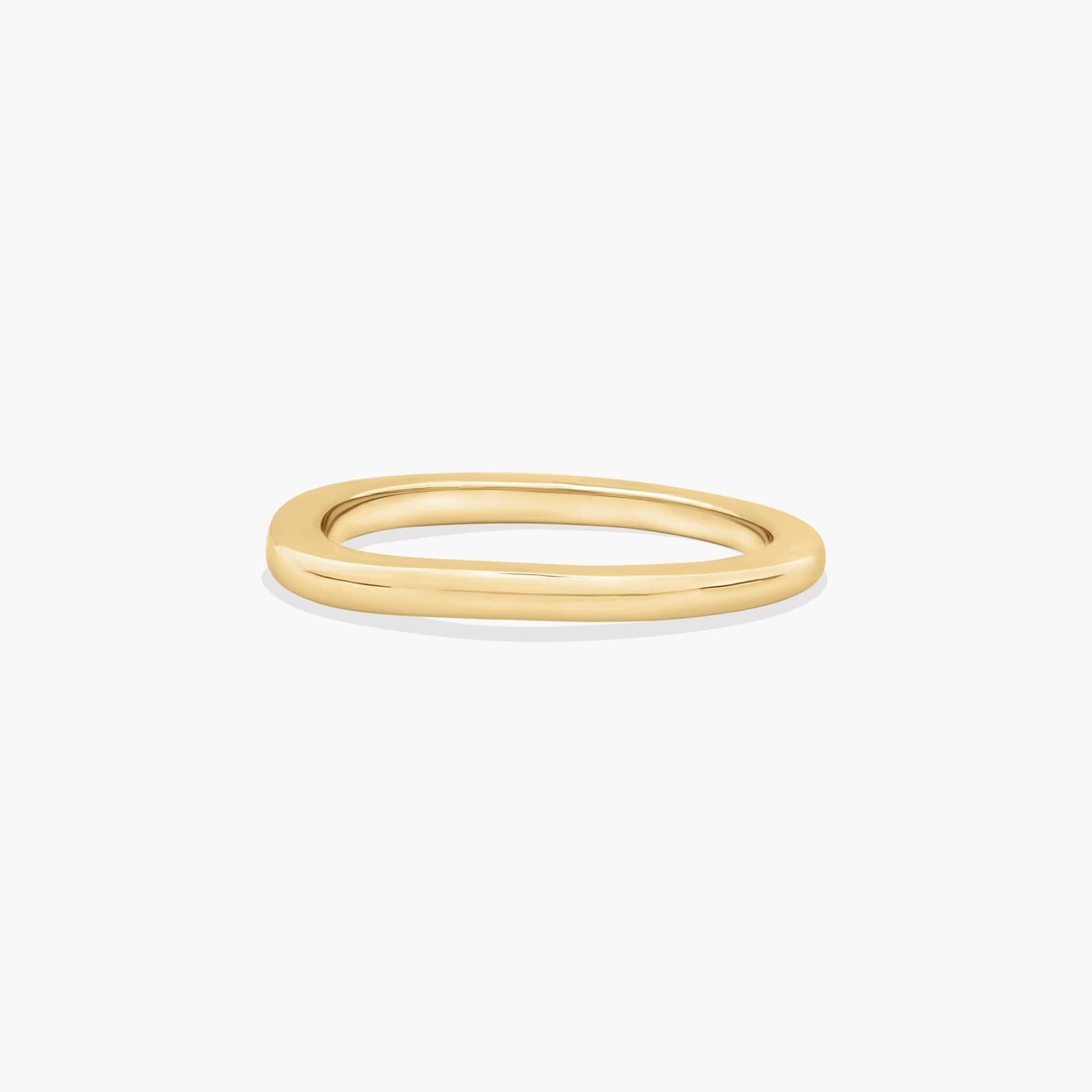 Wedding Ring In 14K Yellow Gold (2.00mm)