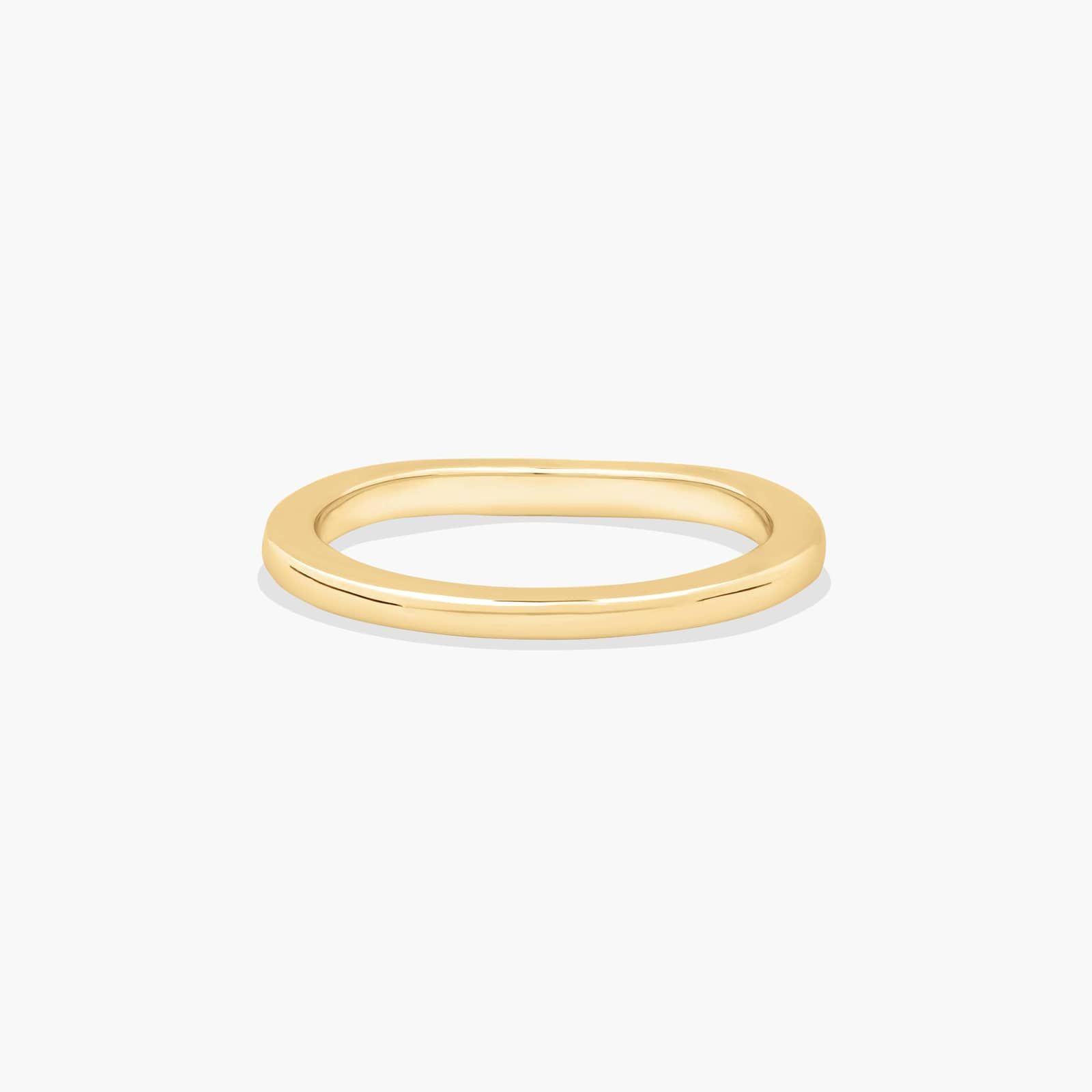 Wedding Ring In 14K Yellow Gold (2.00mm)