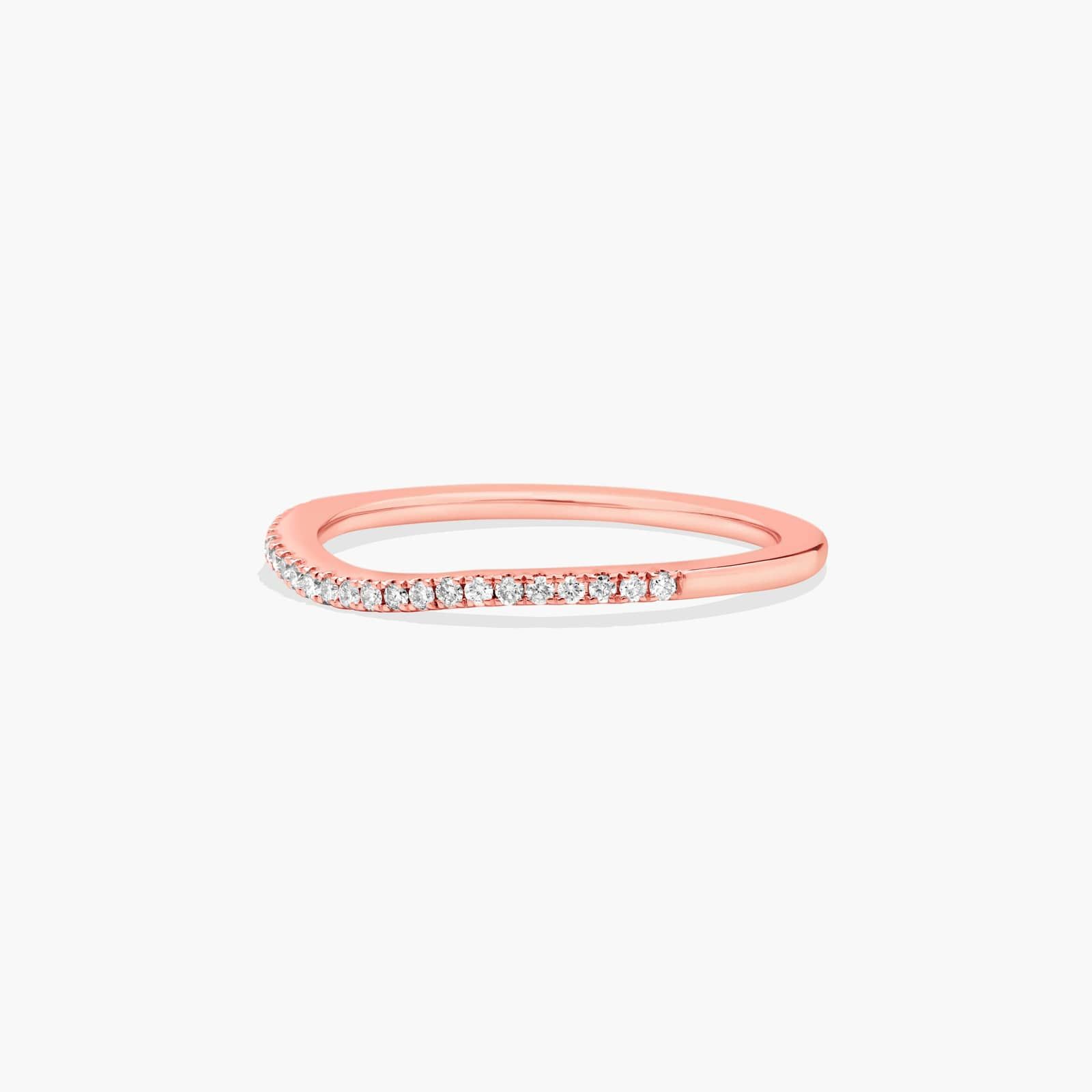 Wedding Ring In 14K Rose Gold (1.30mm)