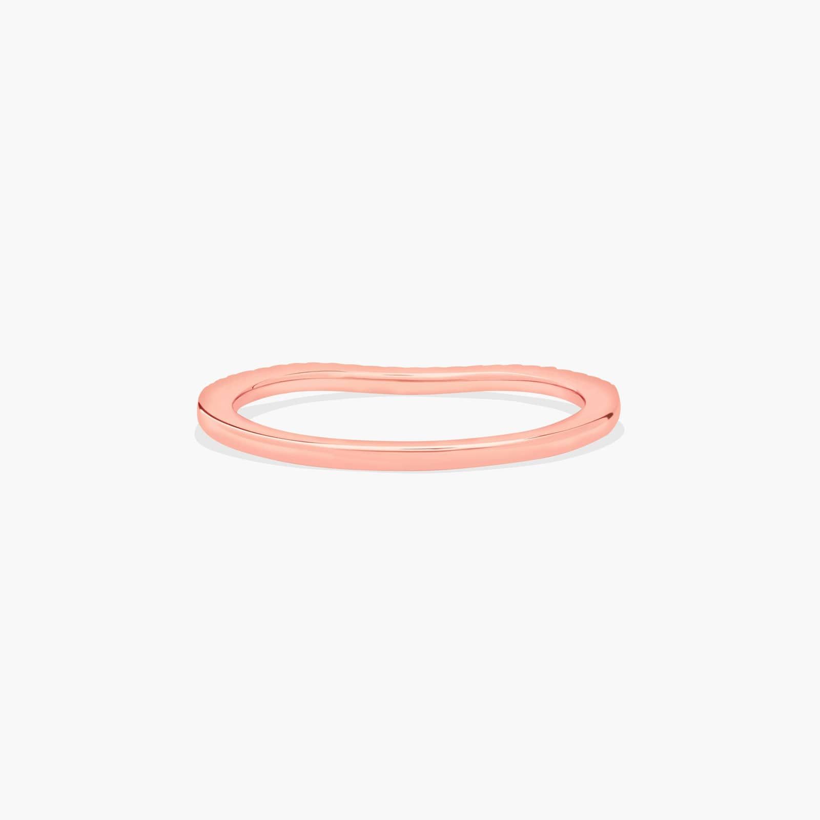 Wedding Ring In 14K Rose Gold (1.30mm)