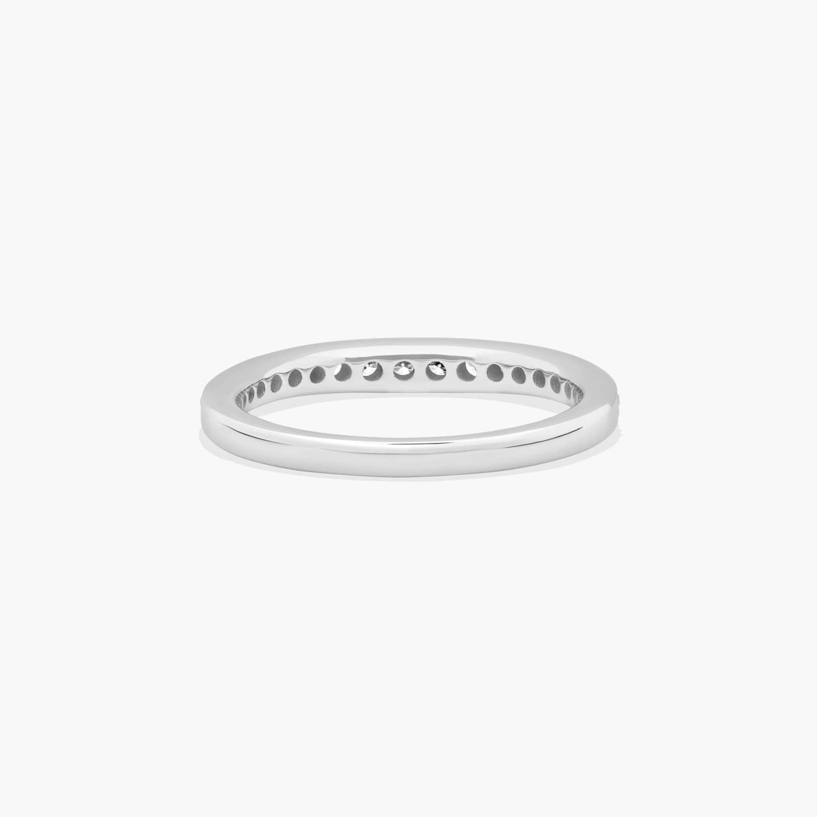 Pavé Diamond Wedding Ring In Platinum (2.00mm)