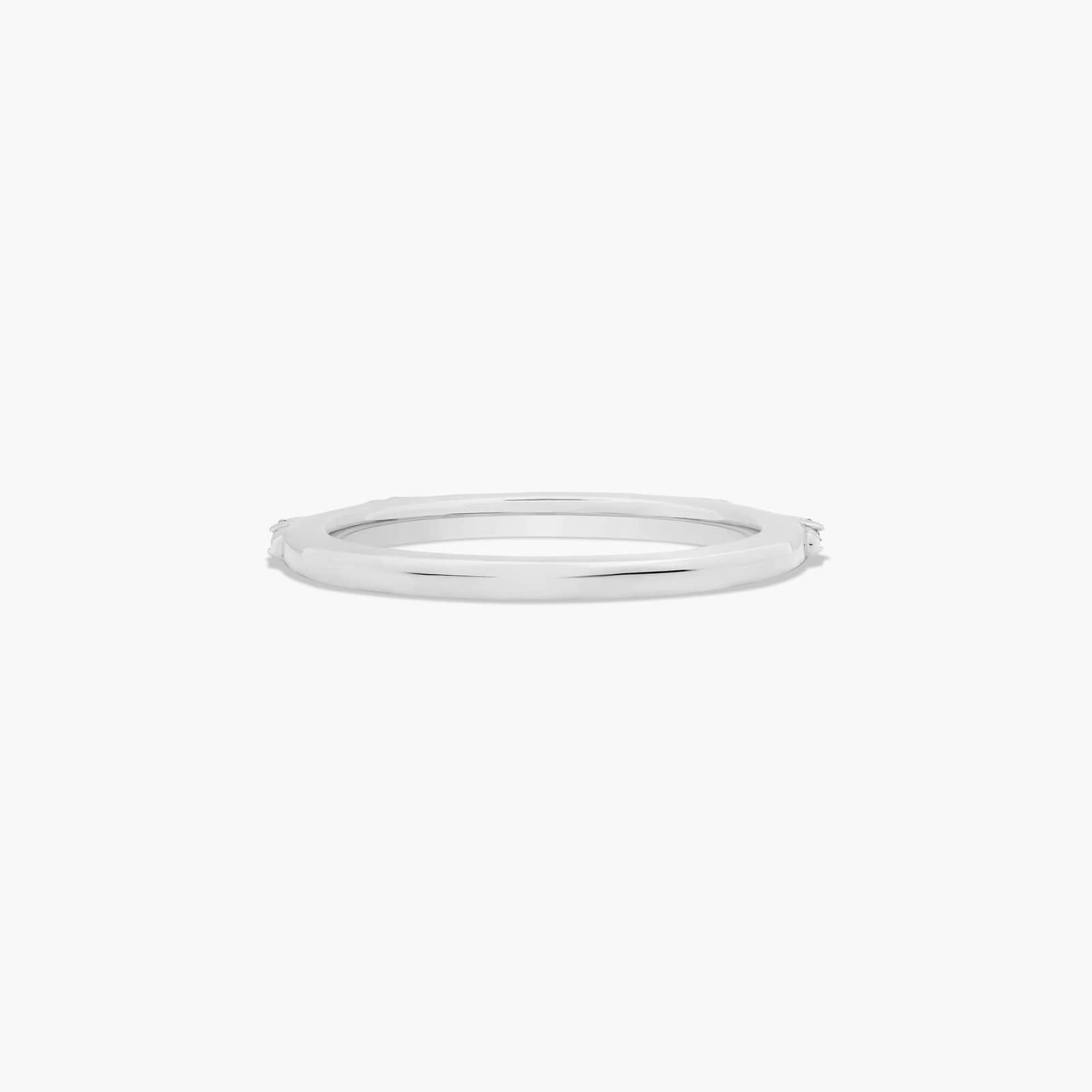 Beaded Diamond Wedding Ring In Platinum (2.00mm)
