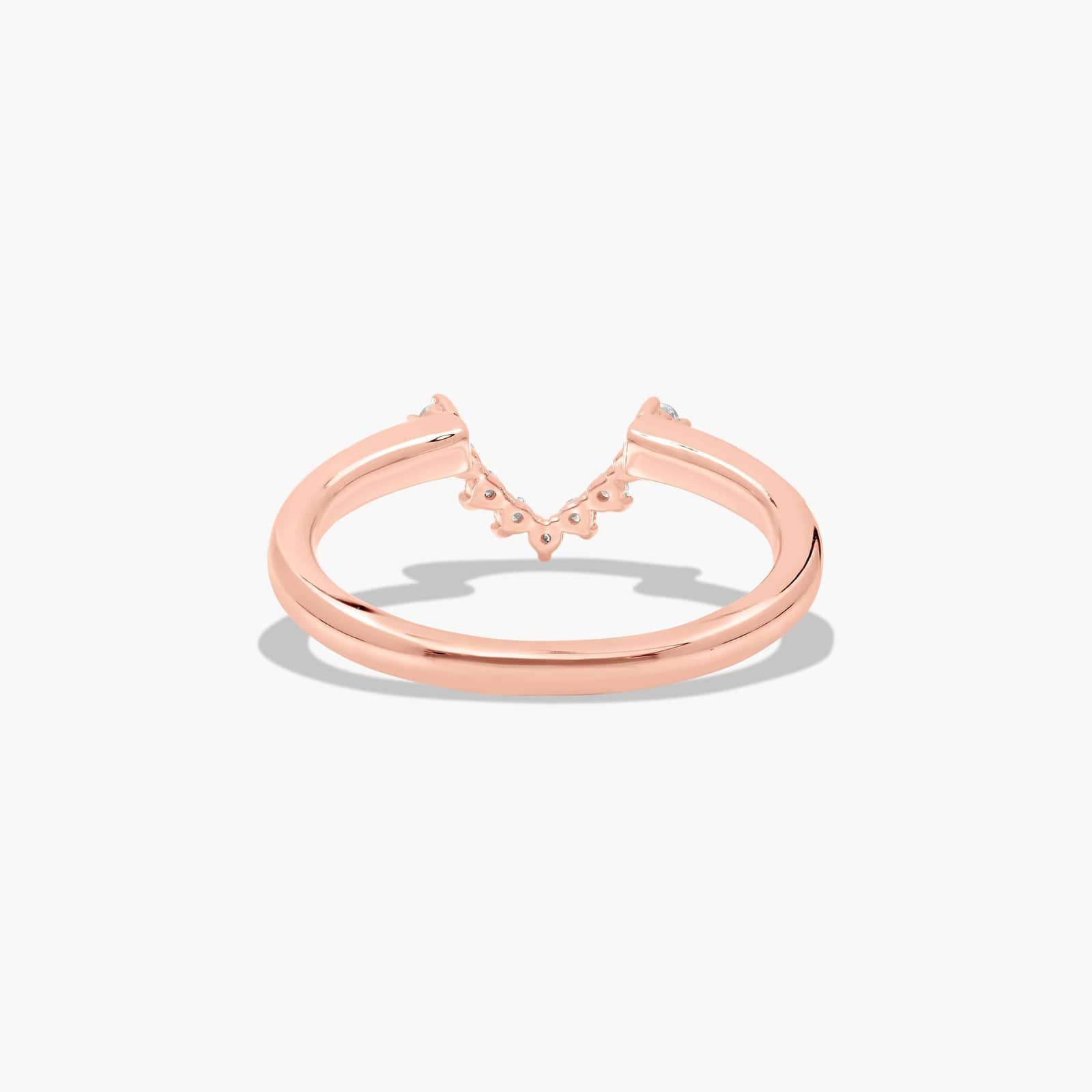 Tiara Diamond Wedding Ring In 14K Rose Gold (2.00mm)