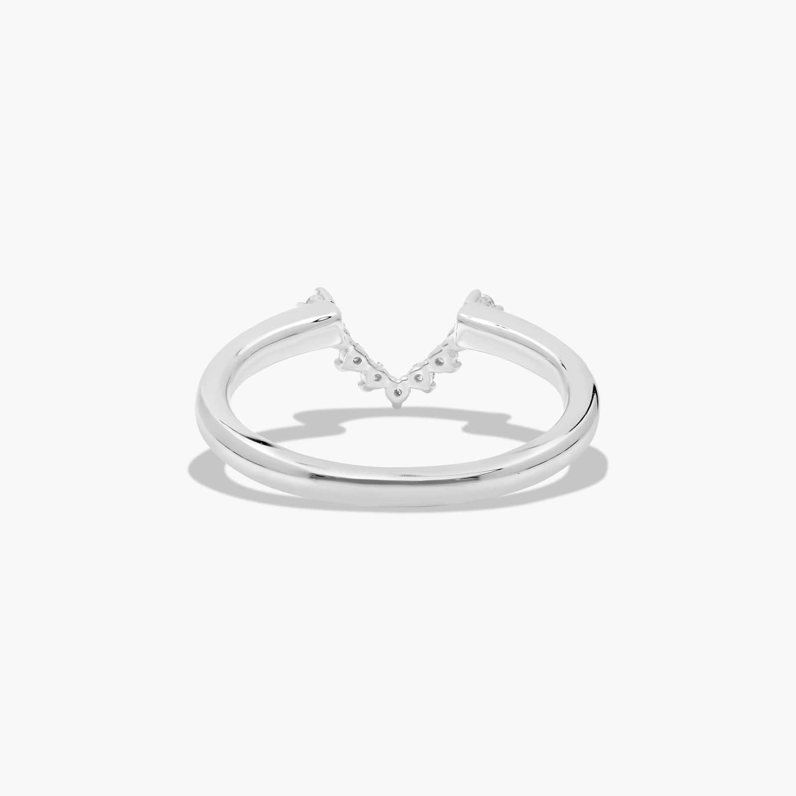 Tiara Diamond Wedding Ring In 14K White Gold (2.00mm)