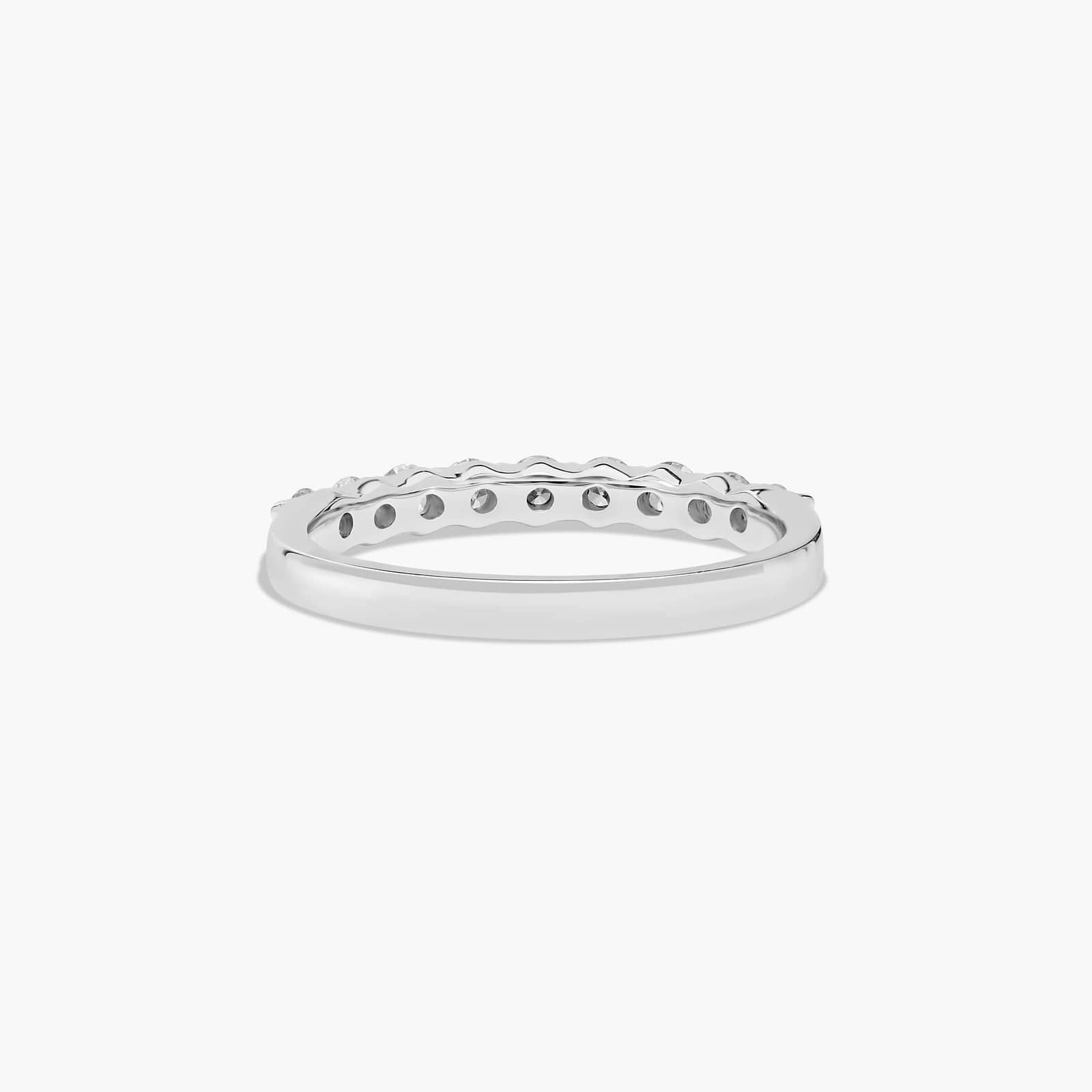 Common Prong Wedding Ring In 14K White Gold (2.00mm)