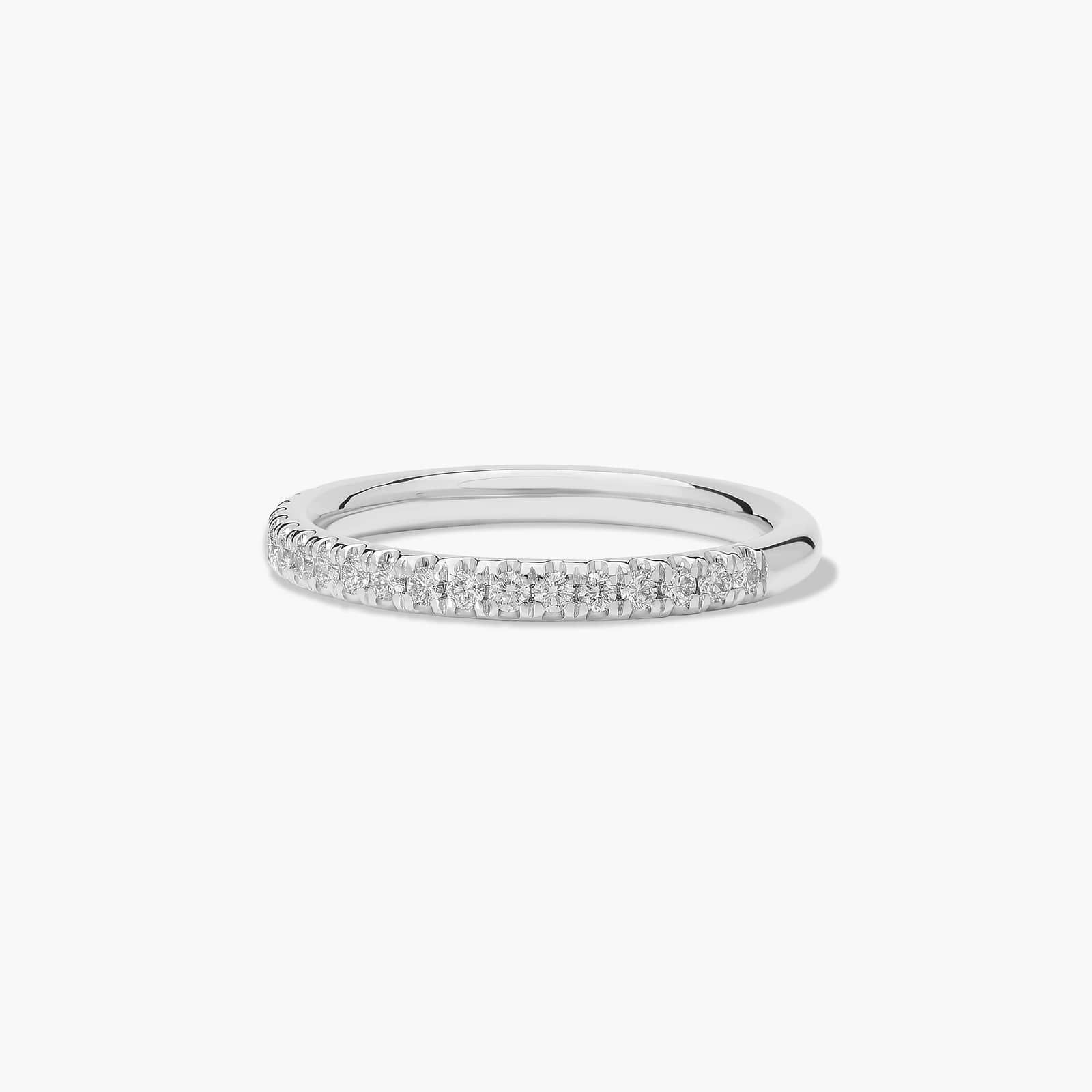 Diamond Wedding Ring In Platinum (2.00mm)