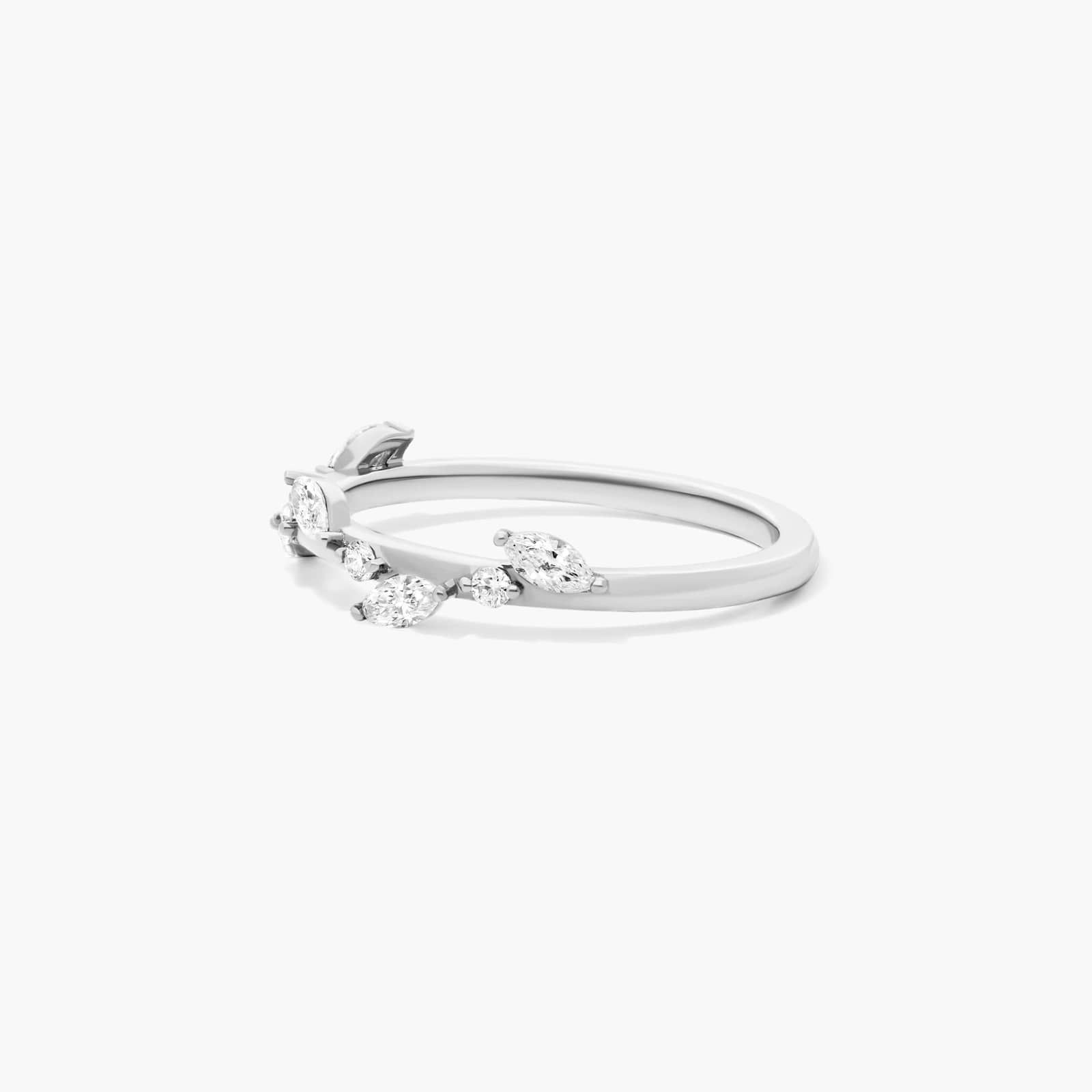 Whisper Diamond Wedding Ring In 14K White Gold (2.00mm)
