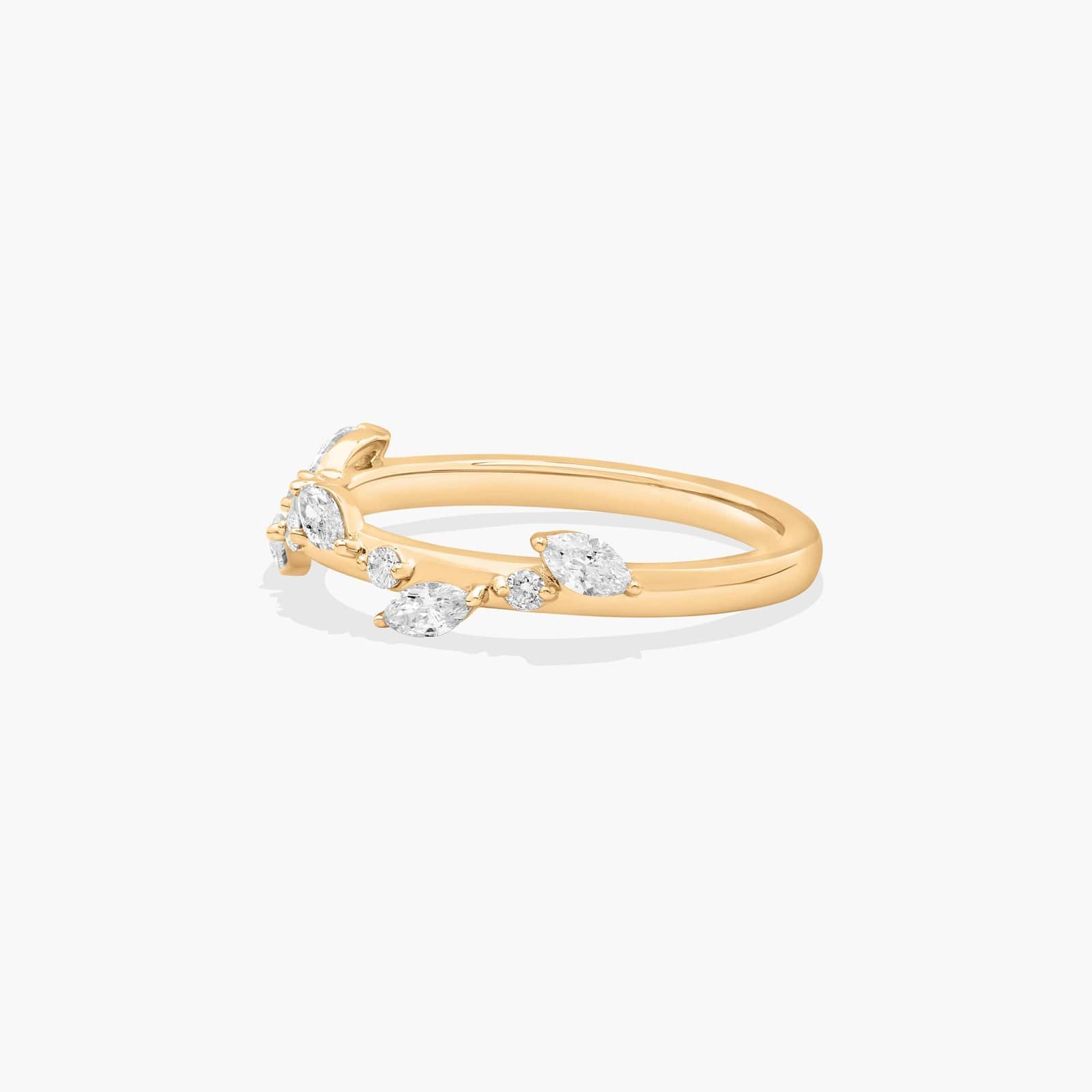 Whisper Diamond Wedding Ring In 14K Yellow Gold (2.00mm)