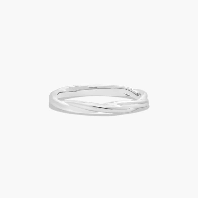 Rope Wedding Ring In Platinum (2.00mm)