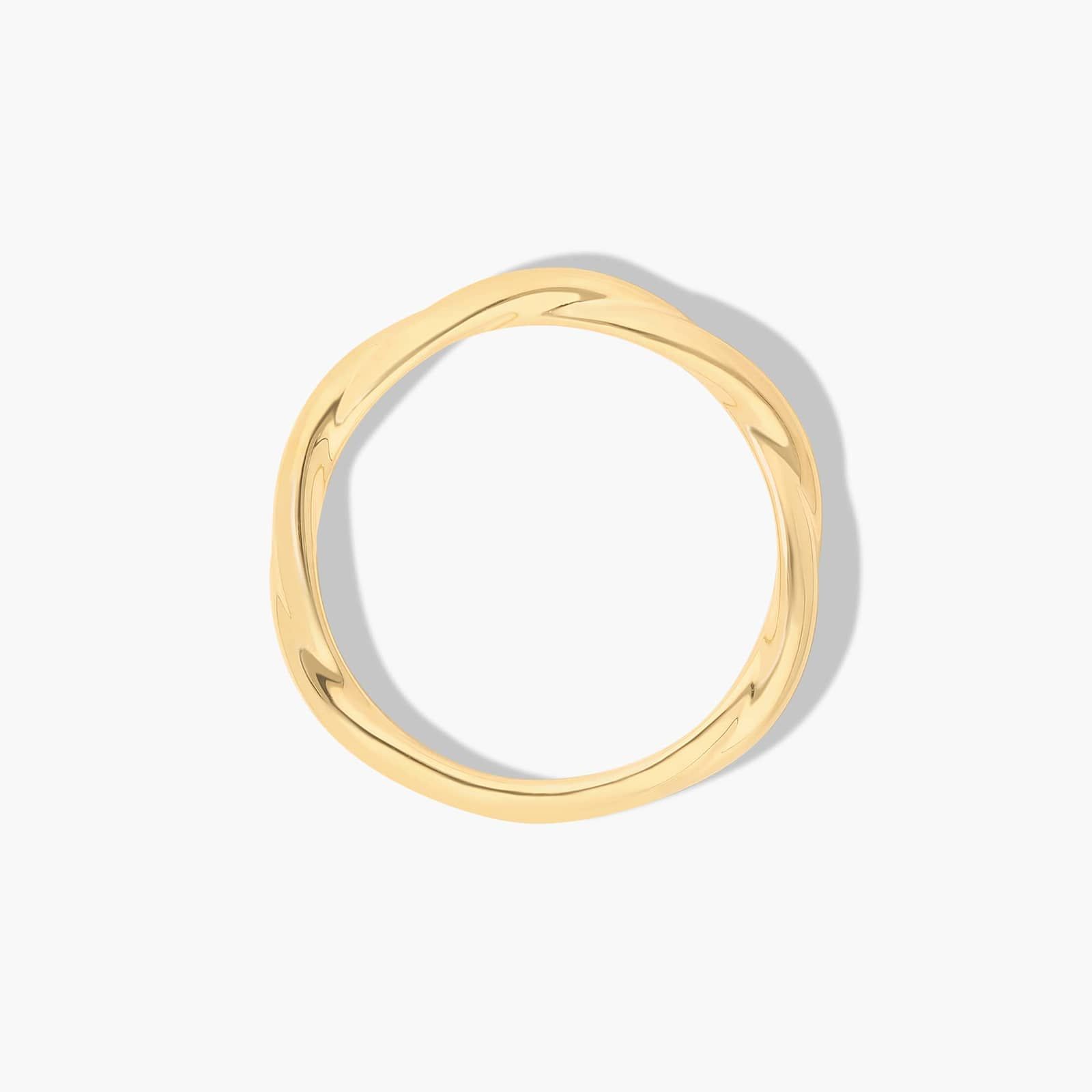 Rope Wedding Ring In 14K Yellow Gold (2.00mm)