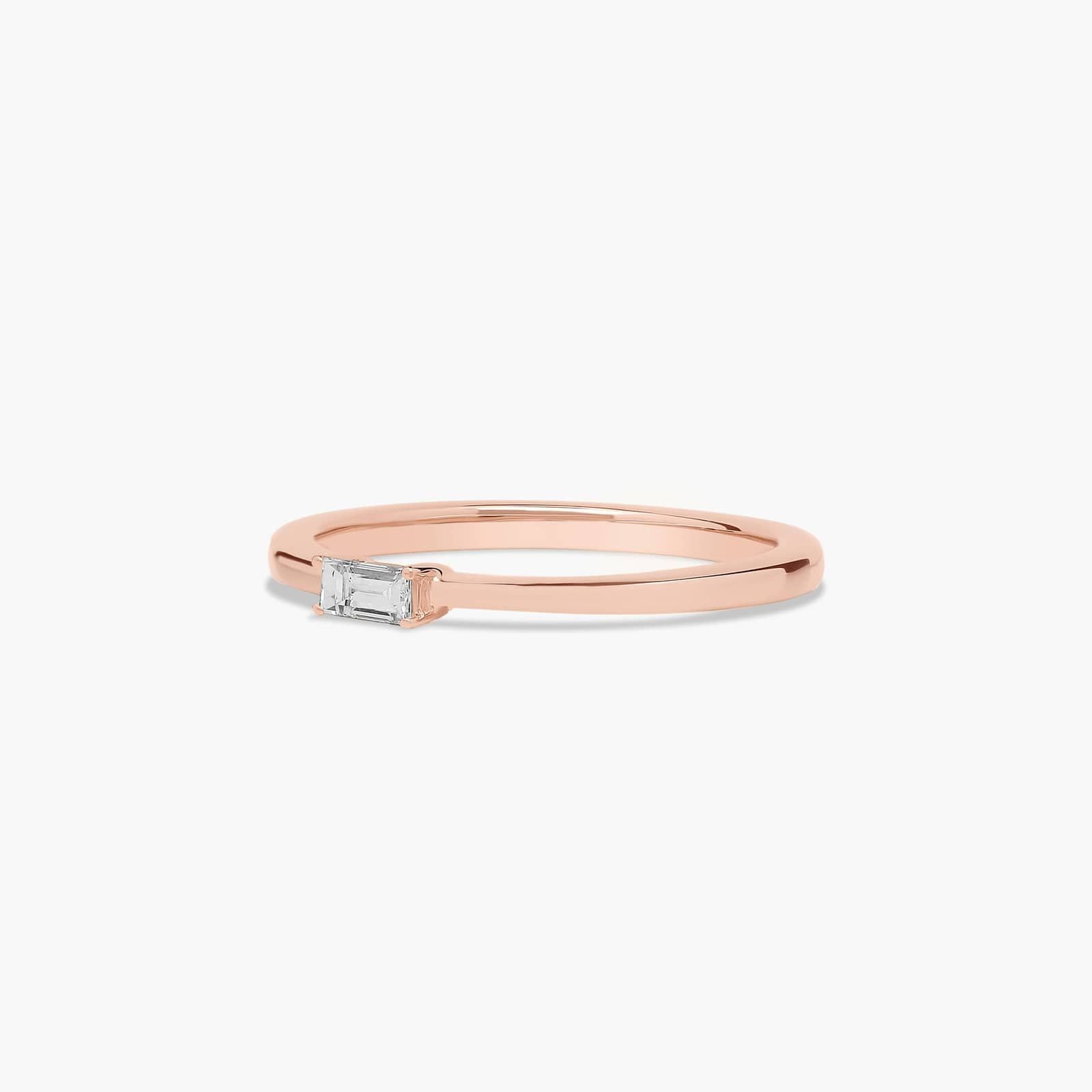 Simplistic Diamond Wedding Ring In 14K Rose Gold (1.50mm)