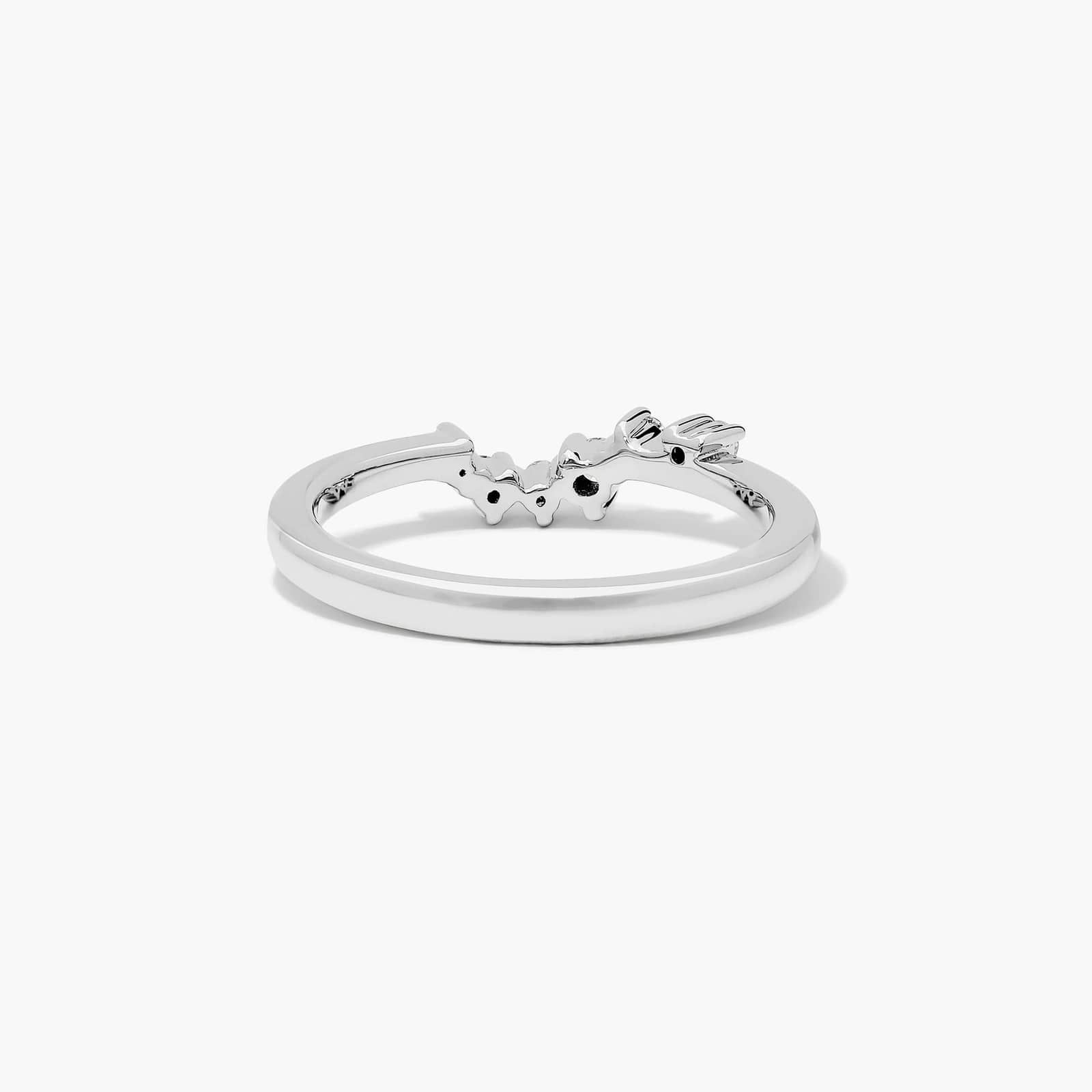 Constellation Diamond Wedding Ring In 18K White Gold (2.00mm)