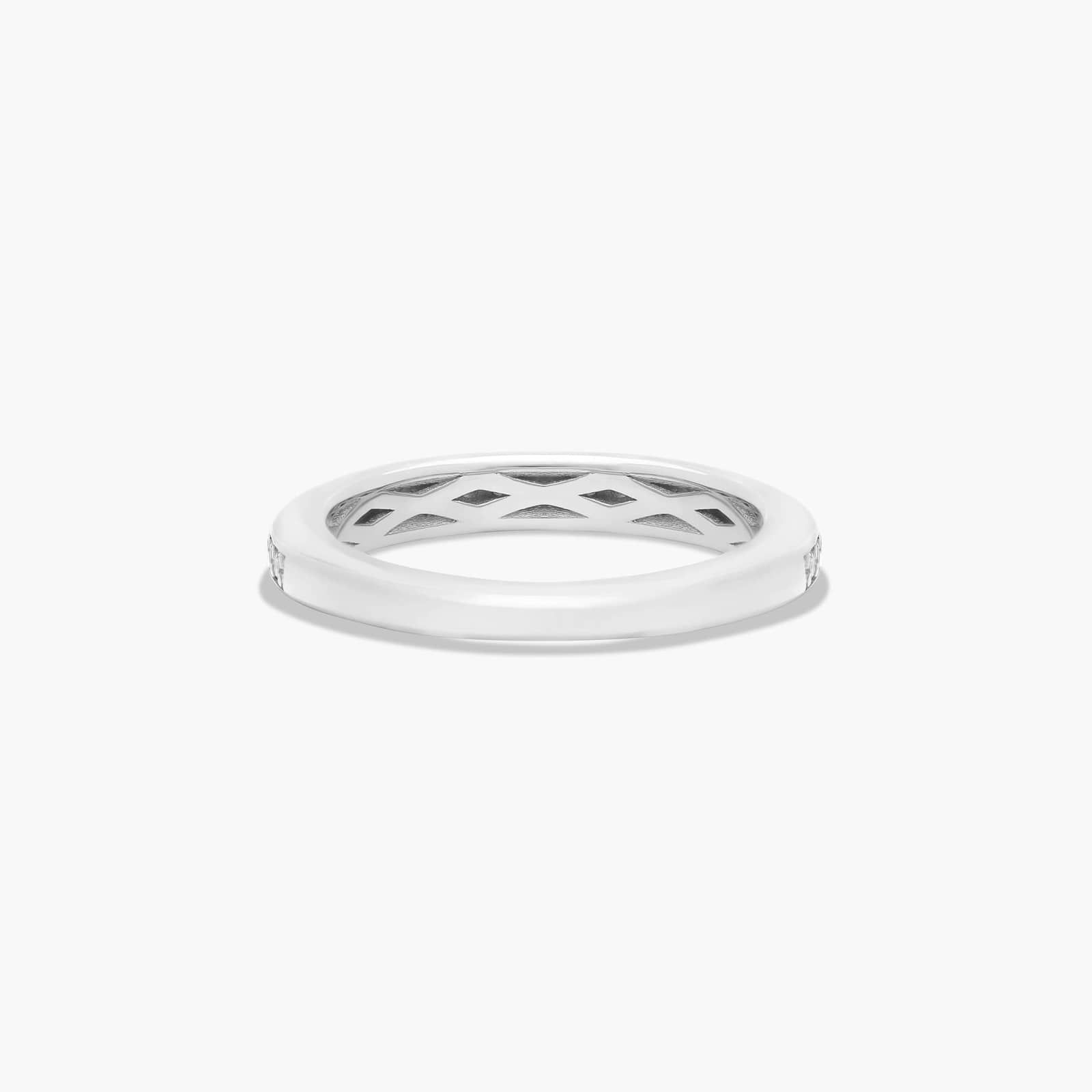 Graduated Pavé Diamond Wedding Ring In Platinum (1.50mm)