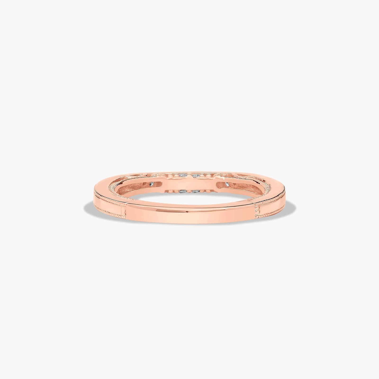 Paisley Surprise Wedding Ring In 14K Rose Gold (1.50mm)