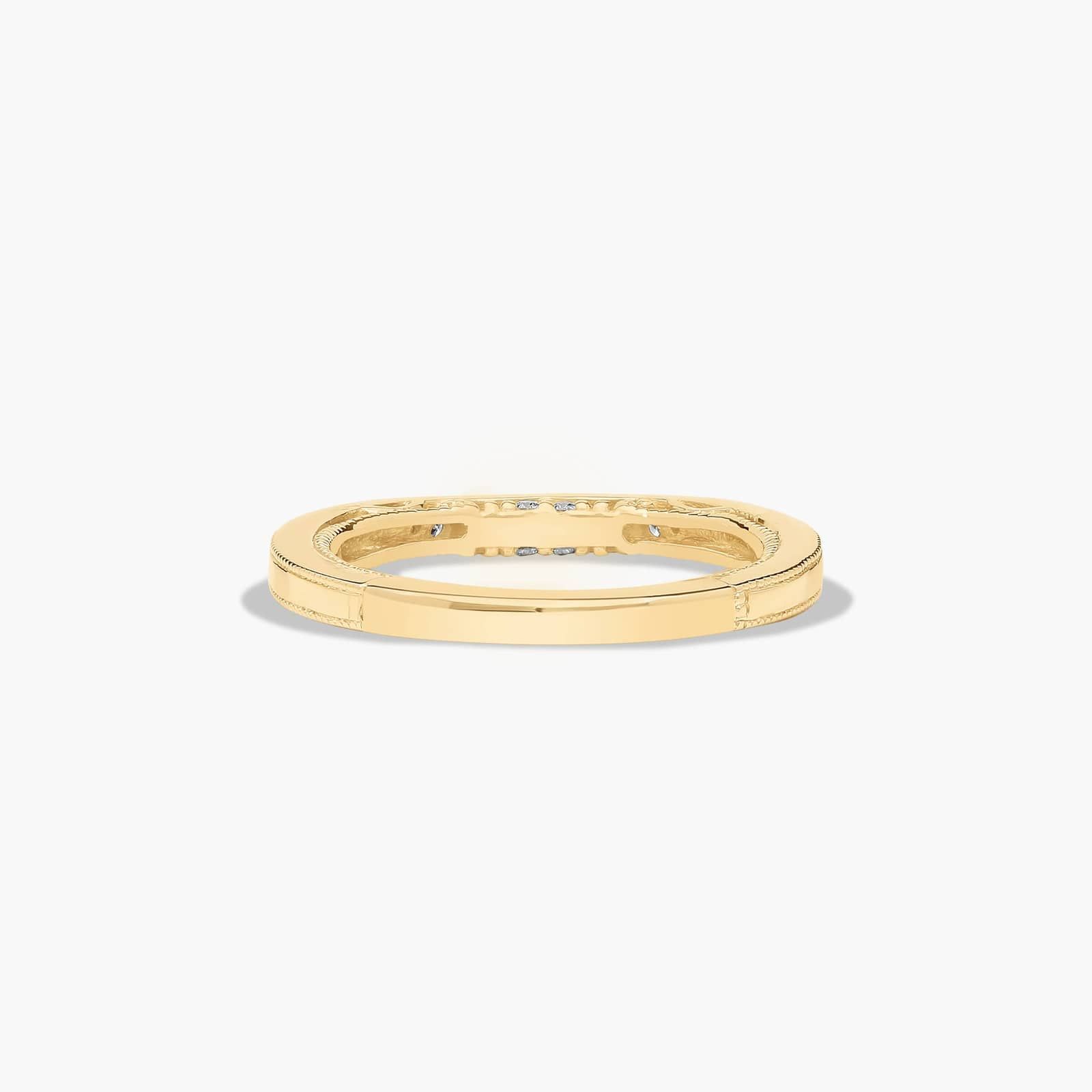 Paisley Surprise Wedding Ring In 14K Yellow Gold (1.50mm)
