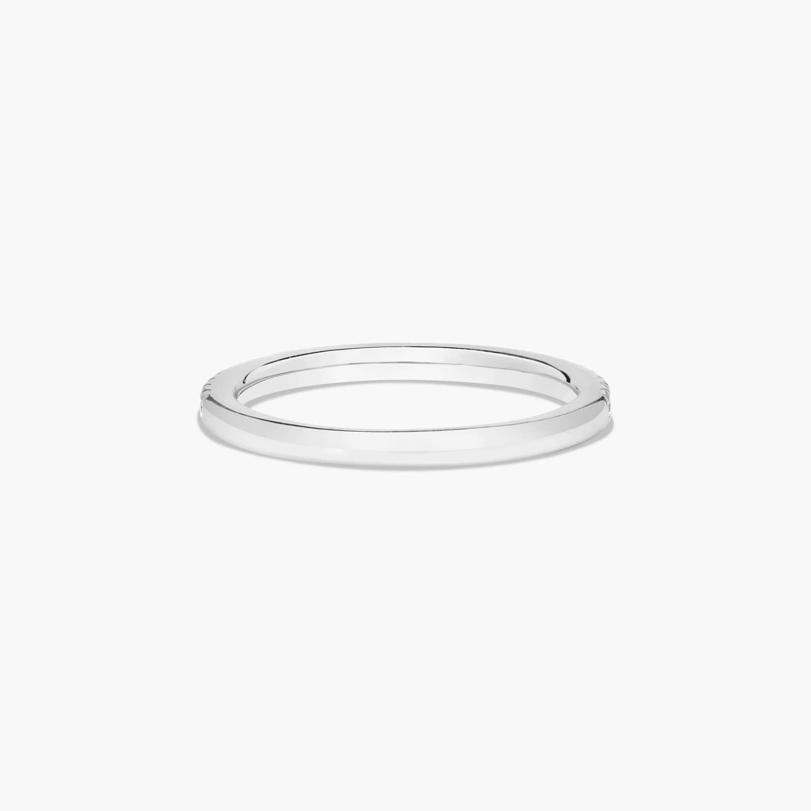 Split Shank Ribbon Wedding Ring In Platinum (1.80mm)