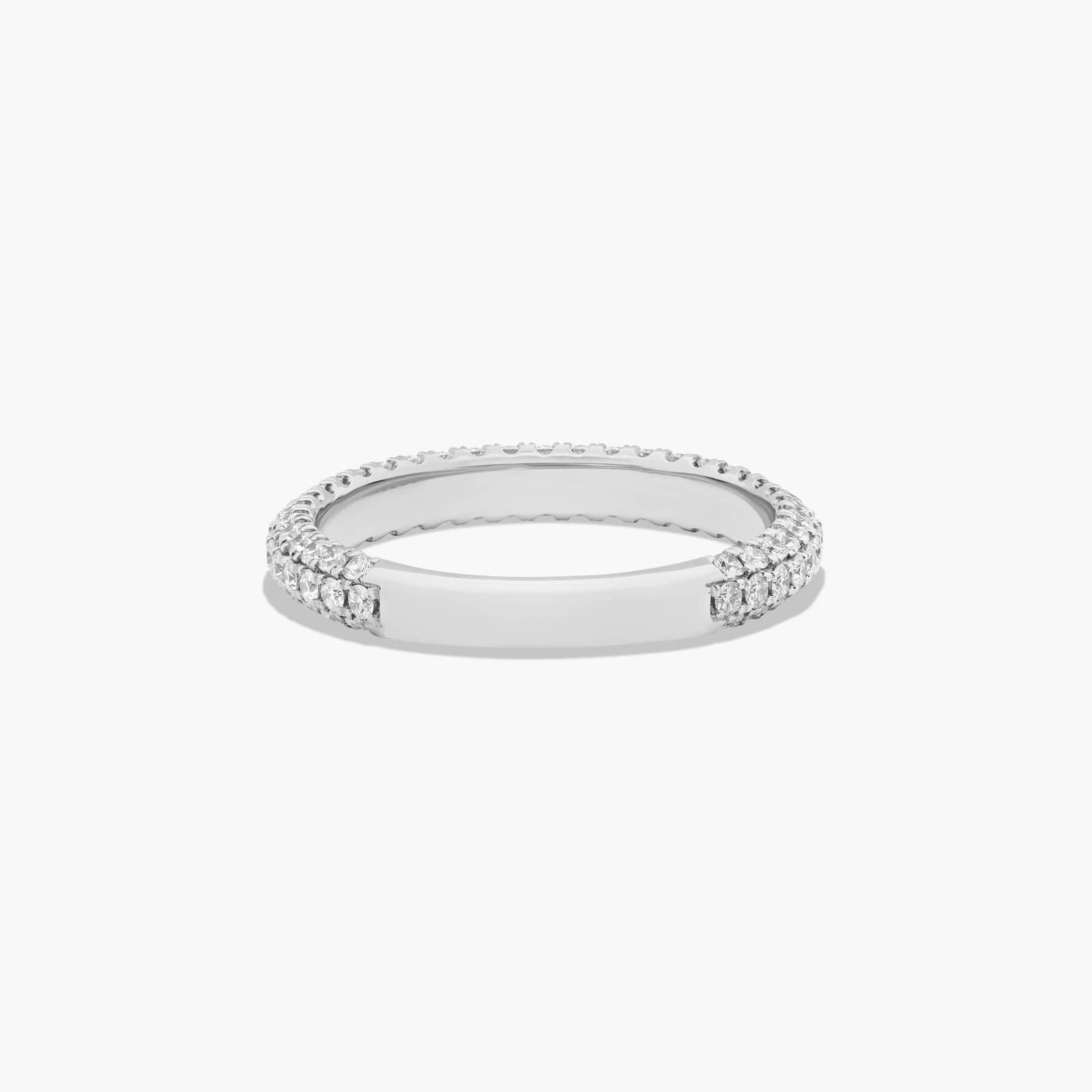 Trio Wedding Ring In Platinum (2.90mm)