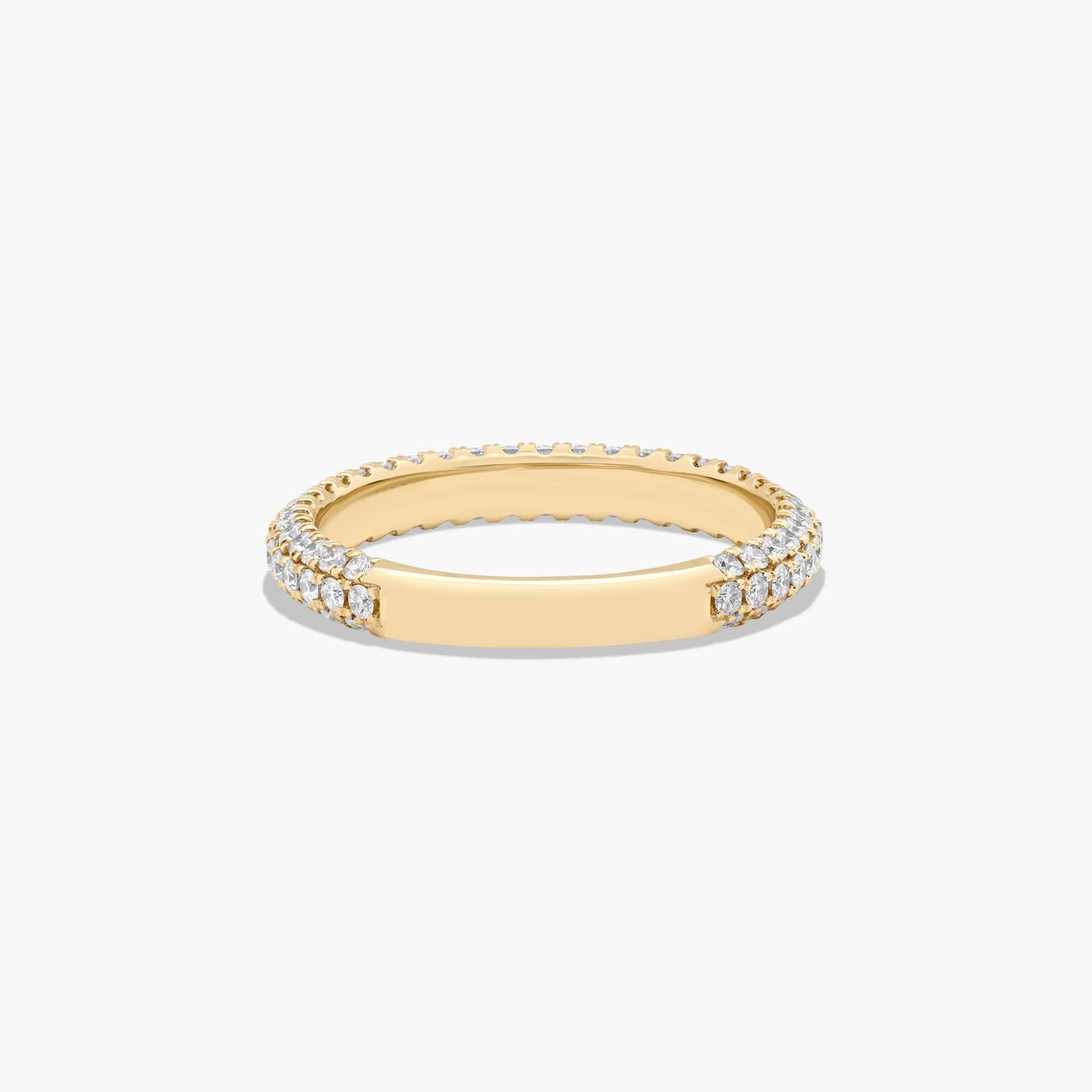 Trio Wedding Ring In 14K Yellow Gold (2.90mm)