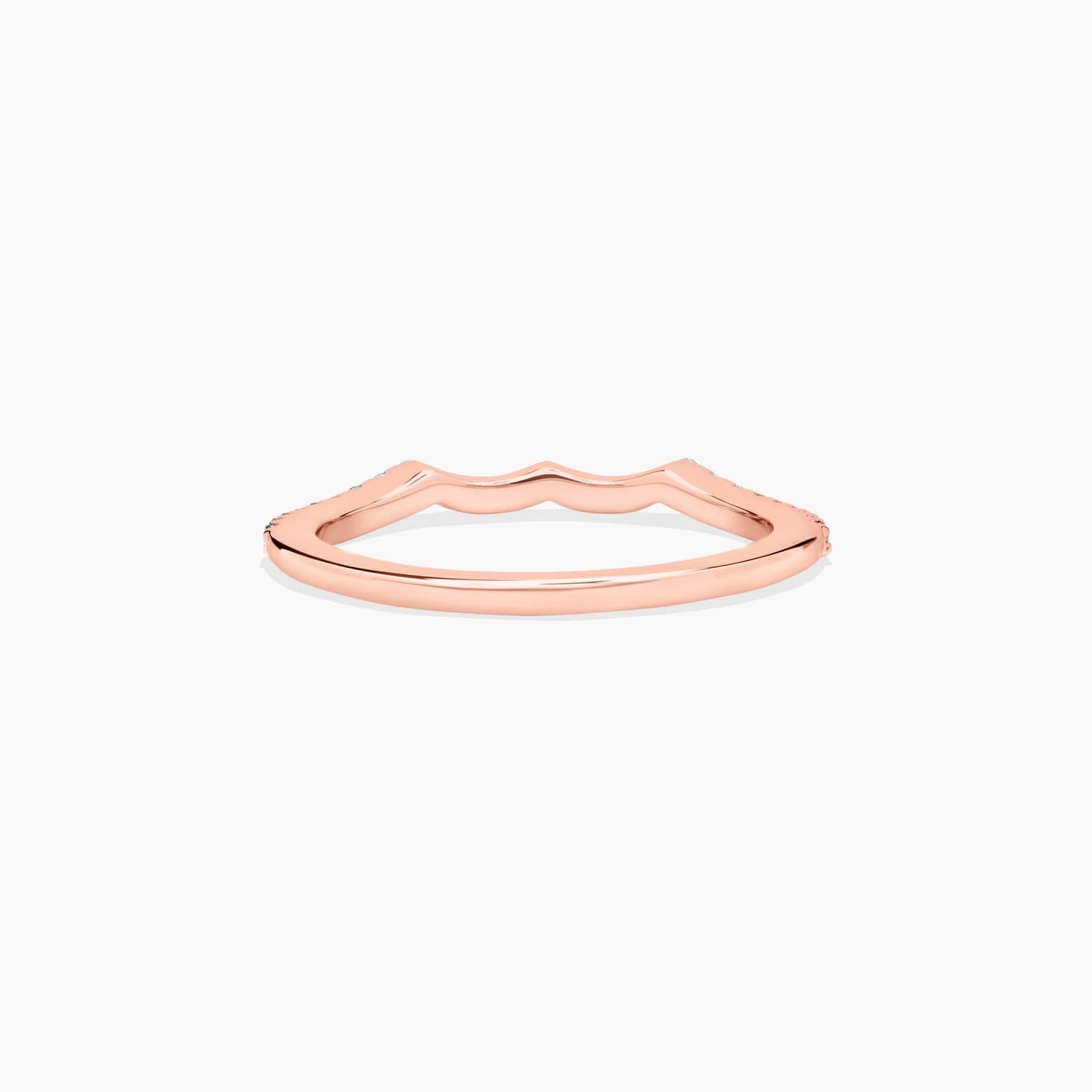 Infinity Wedding Ring In 14K Rose Gold (2.00mm)