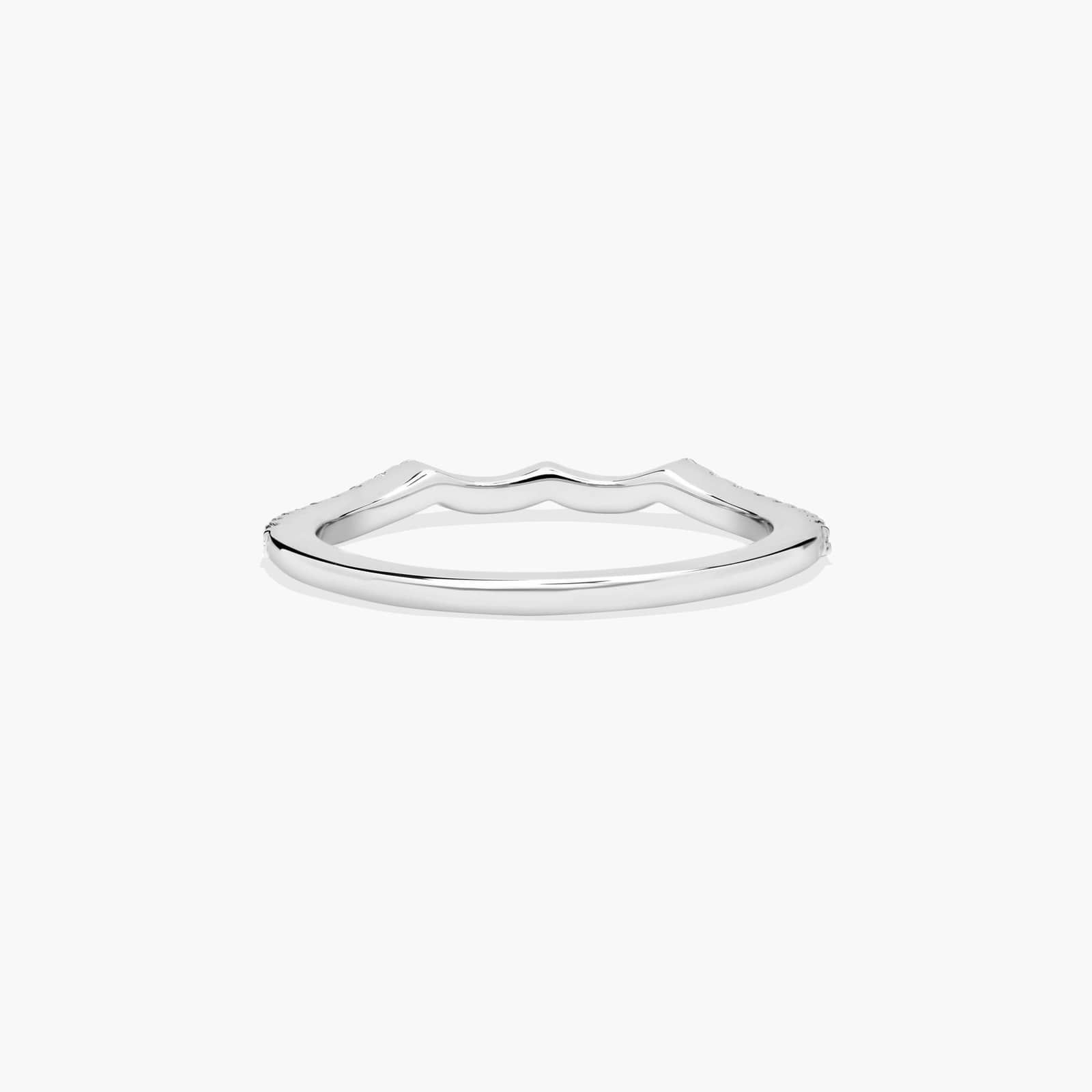Infinity Wedding Ring In 14K White Gold (2.00mm)
