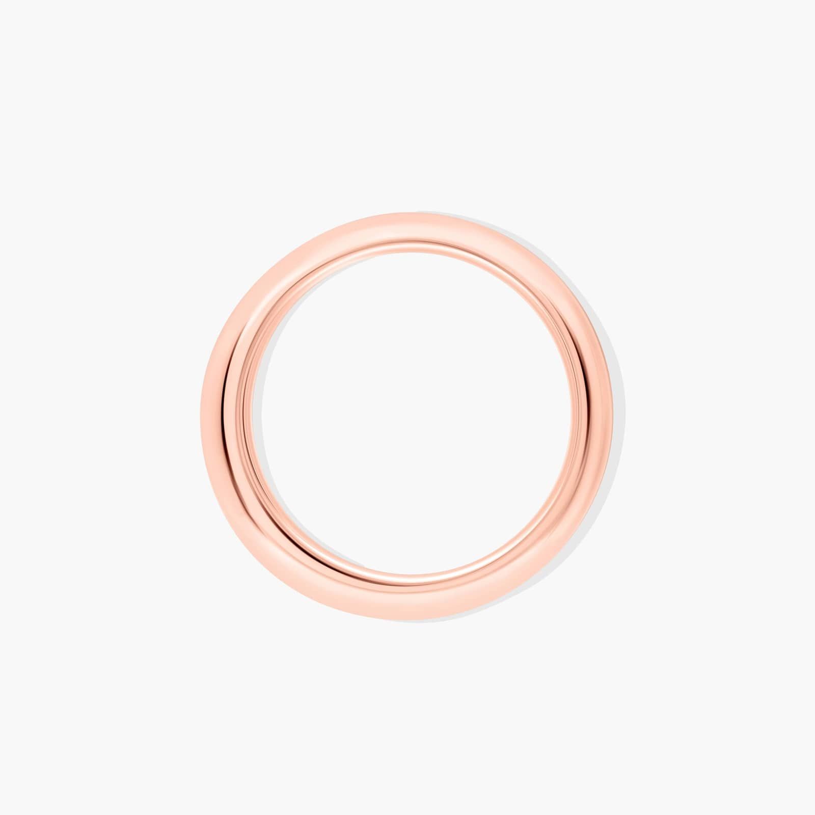 Floral Halo Wedding Ring In 14K Rose Gold (2.00mm)