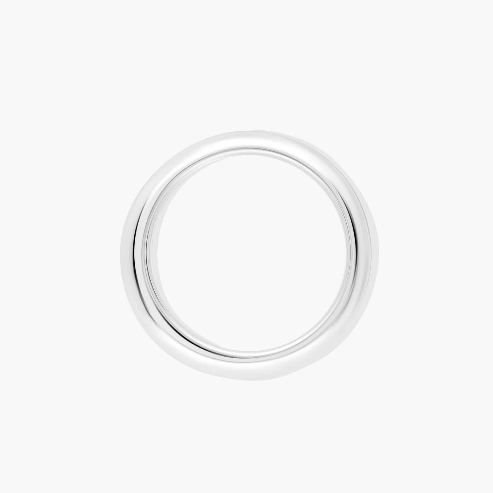 Floral Halo Wedding Ring In 14K White Gold (2.00mm)