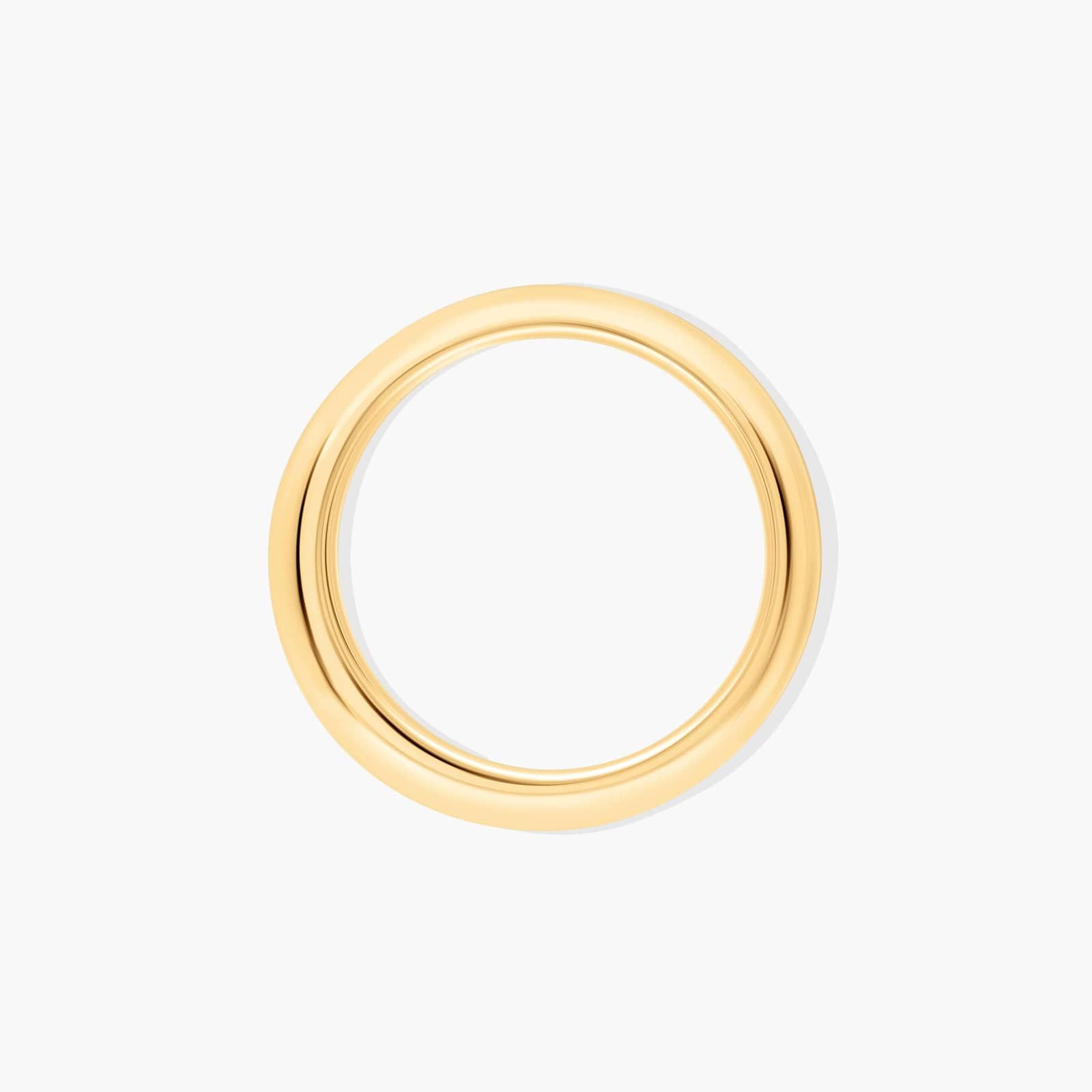 Floral Halo Wedding Ring In 18K Yellow Gold (2.00mm)