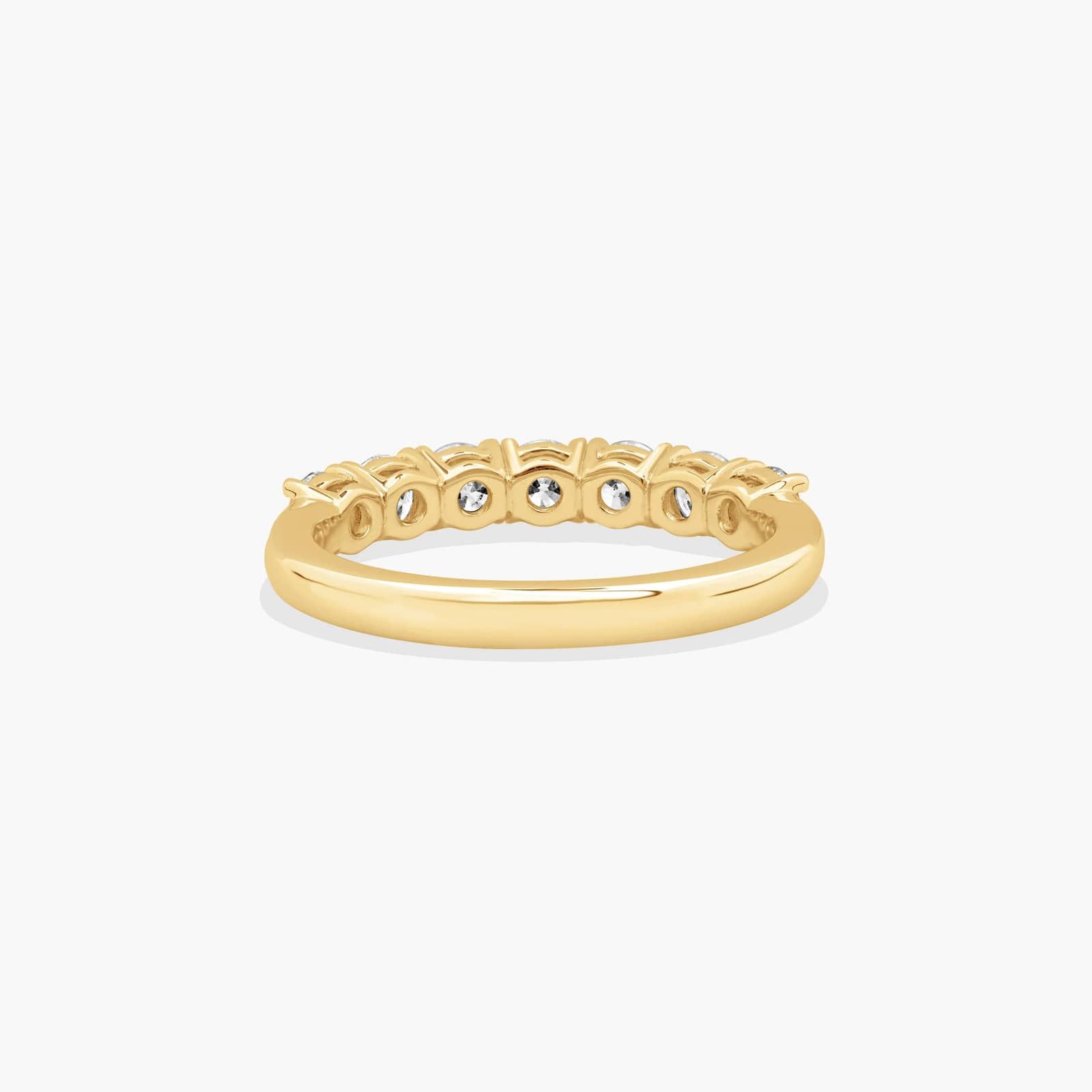 Prong Set Wedding Ring With 1 CTW Diamonds In 18K Yellow Gold (2.00mm)